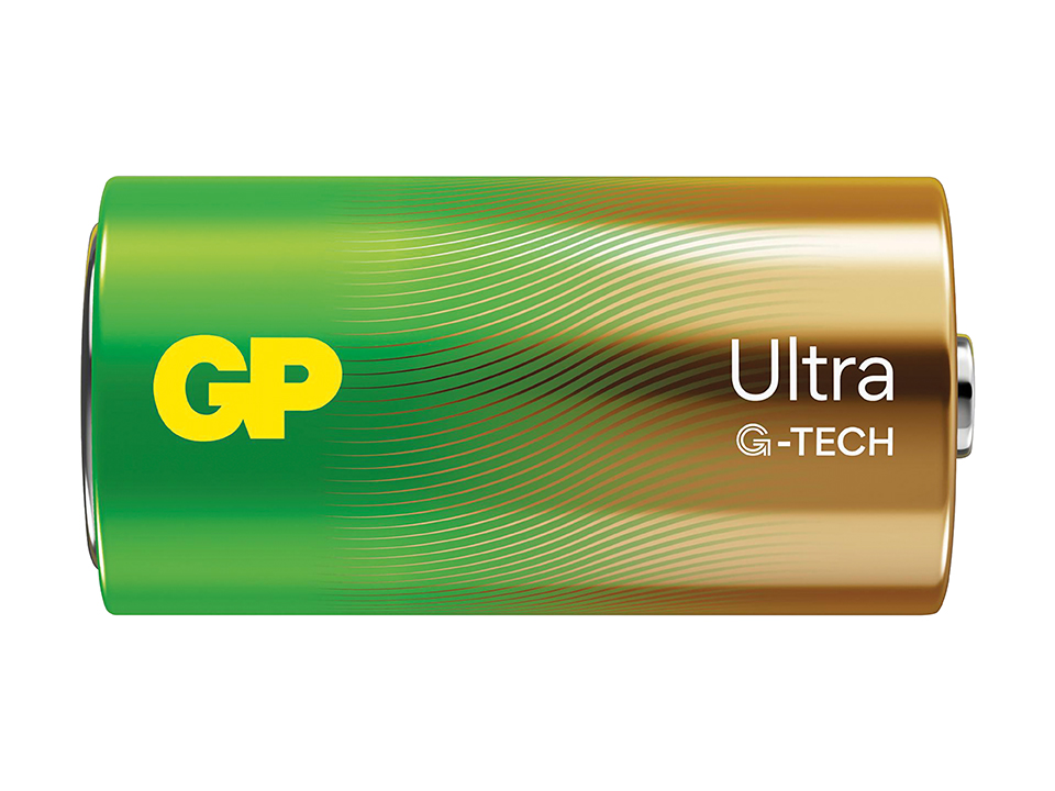 GP Ultra, C Baby Batterie, 1,5 V, 2 Stück GP C-Baby-Batterie Alkaline Ultra, 1,5 V, 2 Stück