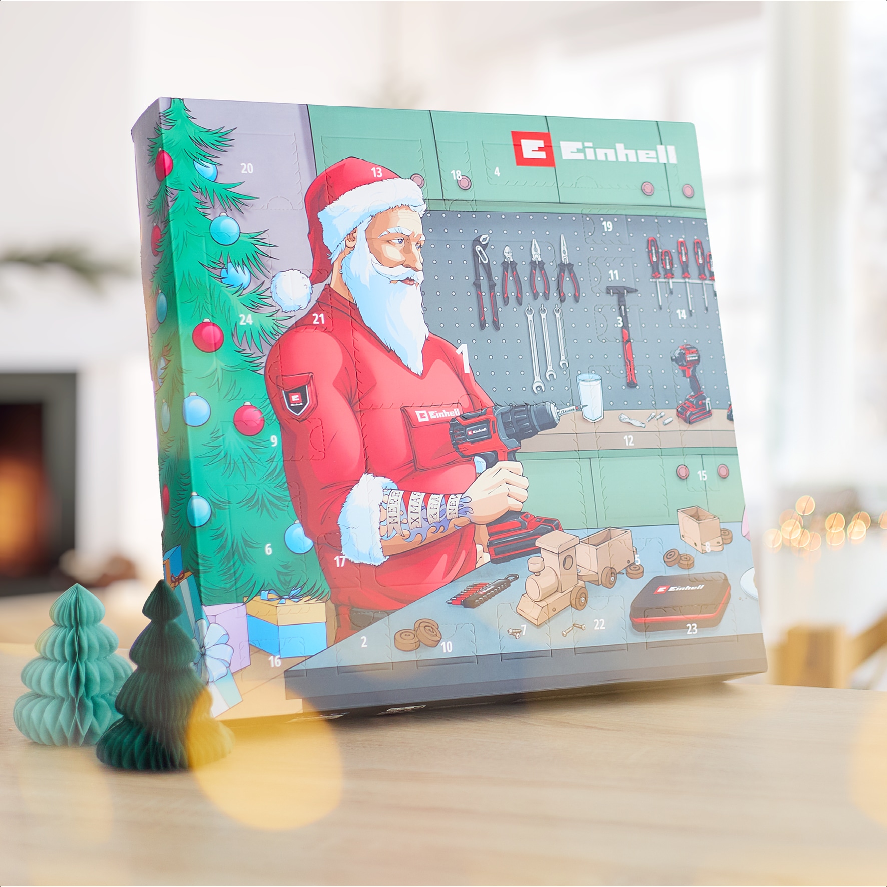 EINHELL Adventskalender 2025, 370260, 42-teilig
