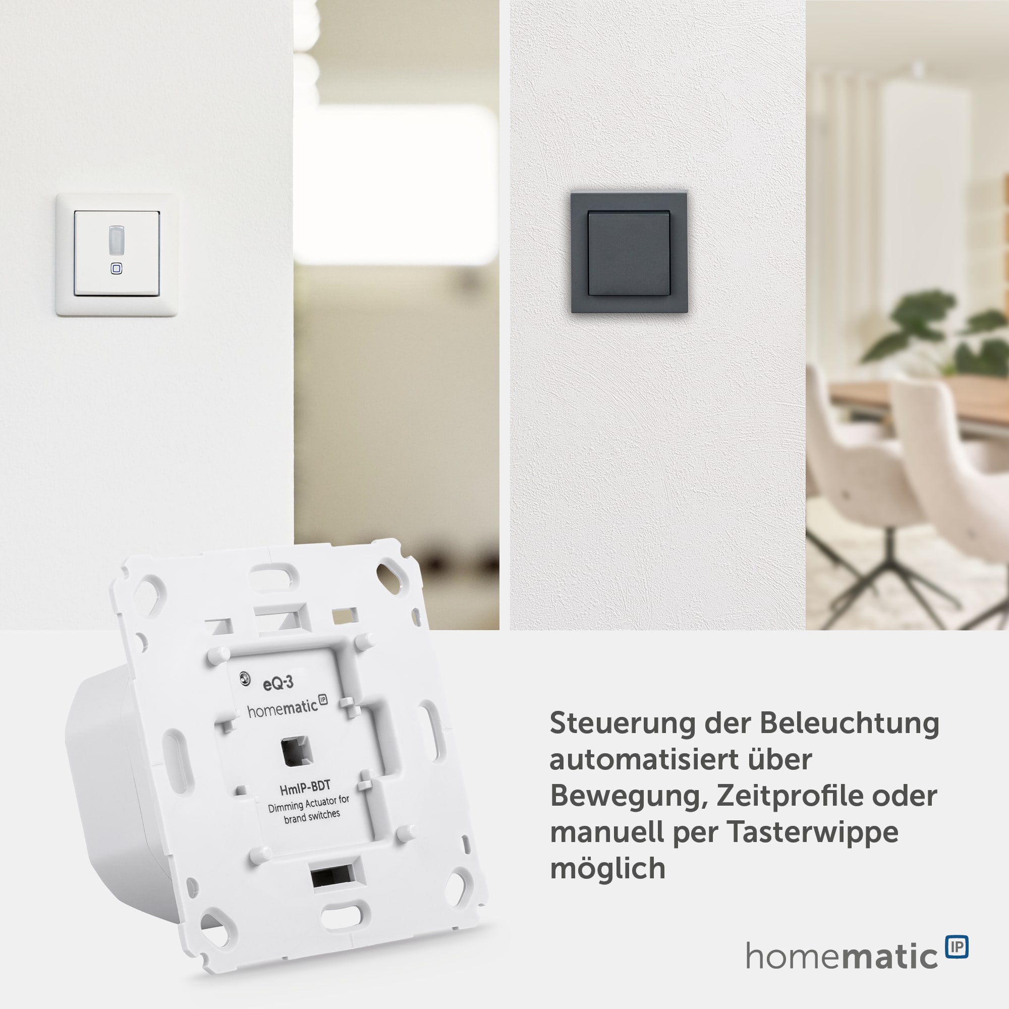 HOMEMATIC IP Smart Home 143166A0 Dimmaktor