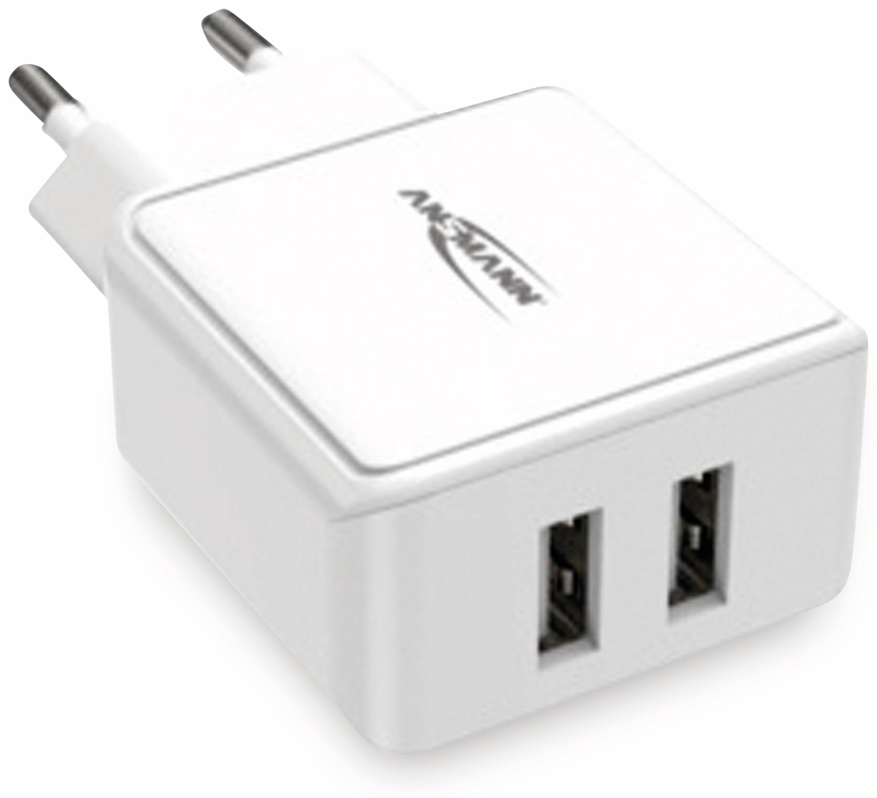 ANSMANN USB-Ladegerät HC212, 5 V, 2,4 A, 2-Port, weiß ANSMANN USB-Ladegerät HC212, 5 V, 2,4 A, 2-Port, weiß