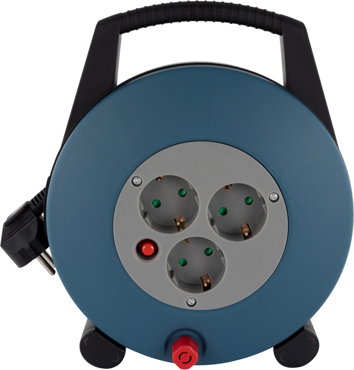 REV Kabelbox H05VV, 10 m, petrol/schwarz, IP20, 3-fach REV Kabelbox H05VV, 10 m, petrol/schwarz, IP20, 3-fach