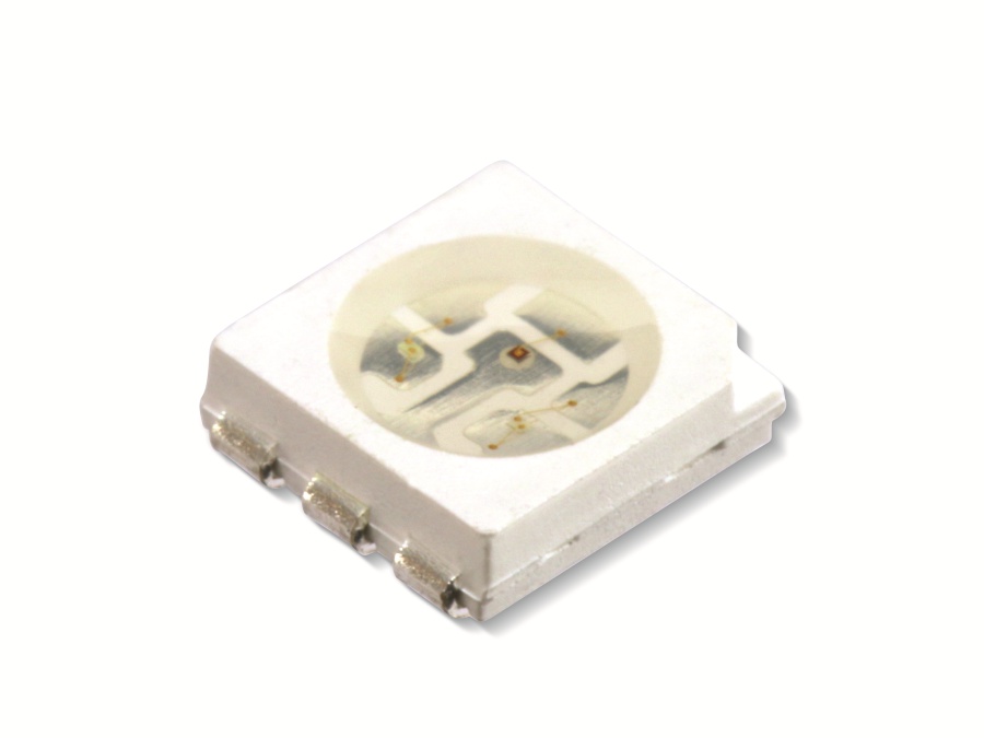 EVERSTAR RGB-SMD LEDs ESS-5050RGBC-T3, 5 mm, 10 Stück EVERSTAR RGB-SMD LEDs ESS-5050RGBC-T3, 5 mm, 10 Stück