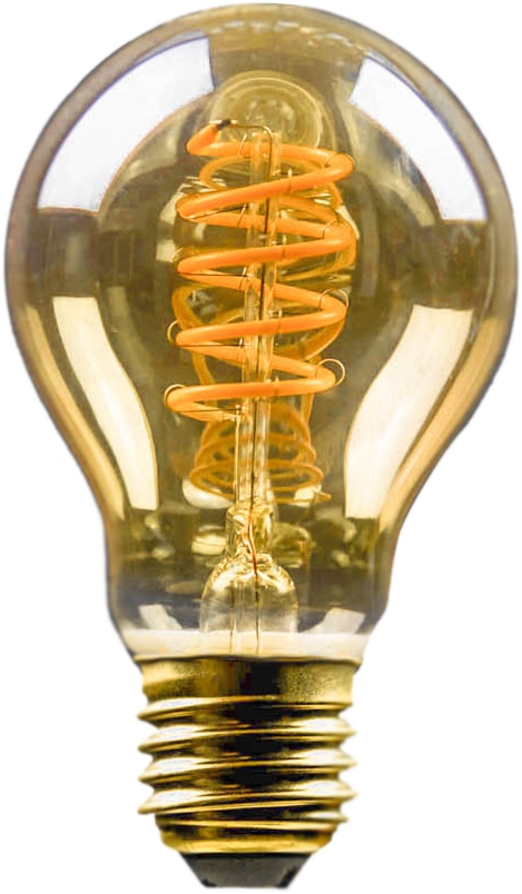 BLULAXA LED FlexFilament A60, E27, 4,8 W, 2200 K, EEK: G, 380 lm, IP20, warmweiß