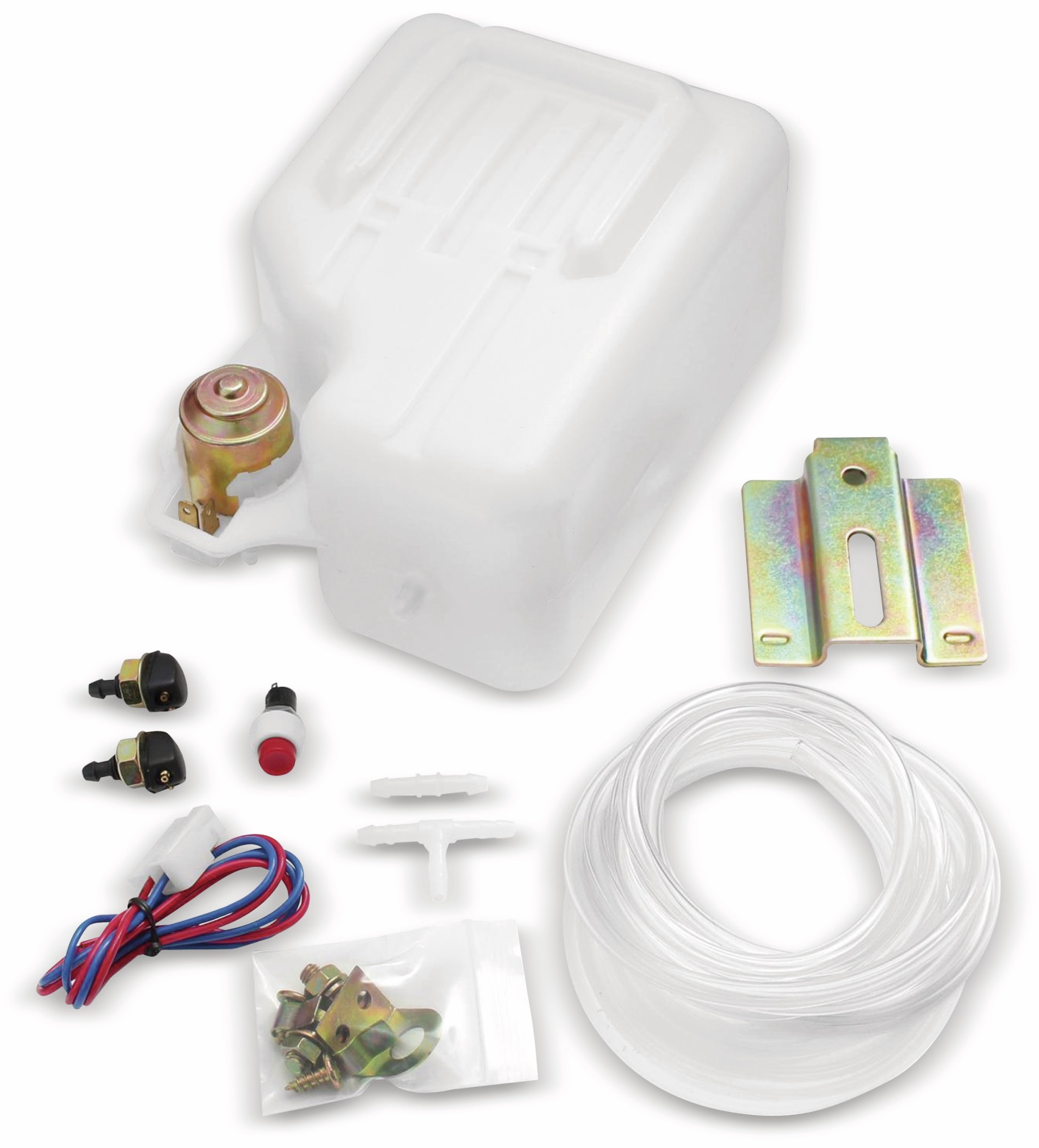 Scheibenwaschset 12 V- mit Tank, Pumpe, Schlauch und Zubehör Scheibenwaschset 12 V- mit Tank, Pumpe, Schlauch und Zubehör