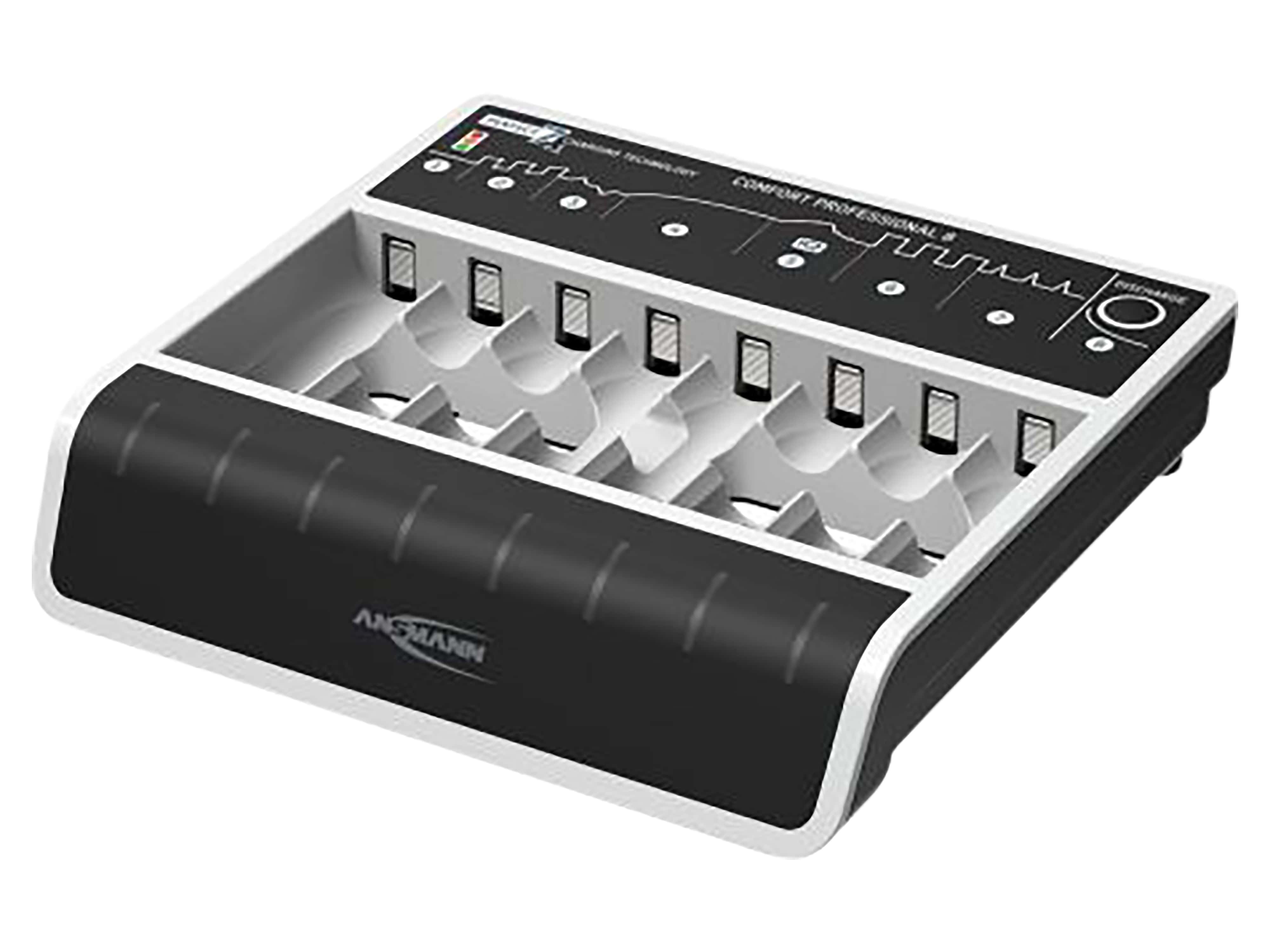 USB-Akku-Ladegerät ANSMANN Comfort Professional 8, 1...8 NiMH, für AAA/AA