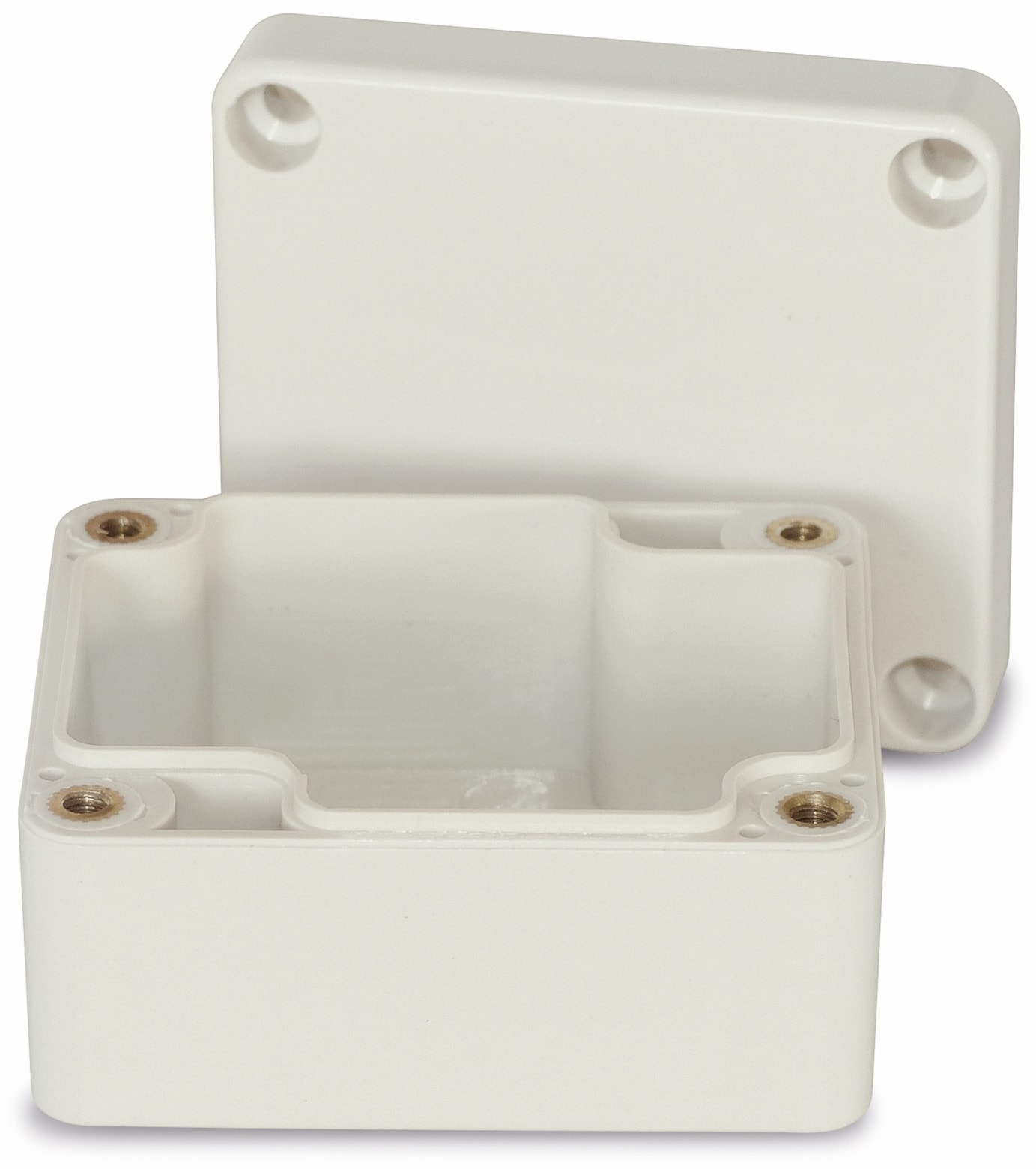 Modulgehäuse ABS, 64x58x35 mm, IP65, lichtgrau Modulgehäuse ABS, 64x58x35 mm, IP65, lichtgrau