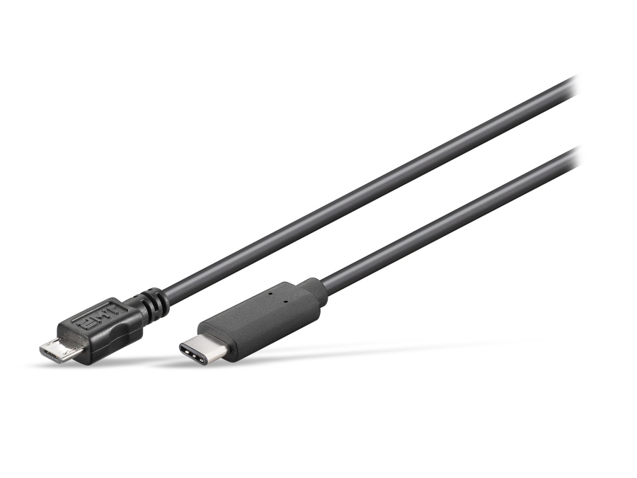 GOOBAY USB 2.0 Adapterkabel Micro-B/C, 1 m GOOBAY USB 2.0 Adapterkabel Micro-B/C, 1 m