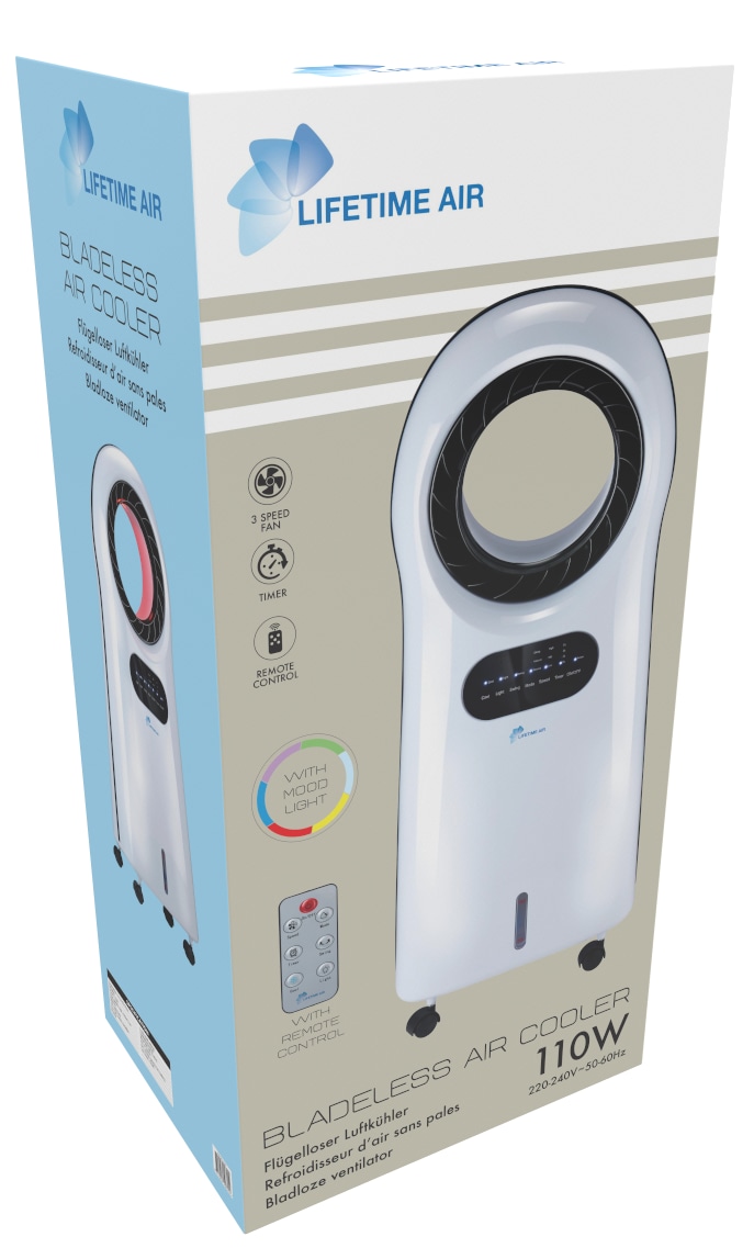 LIFETIME AIR 3-in-1 Luftkühler, 110 W, weiß LIFETIME AIR 3-in-1 Luftkühler, 110 W, weiß
