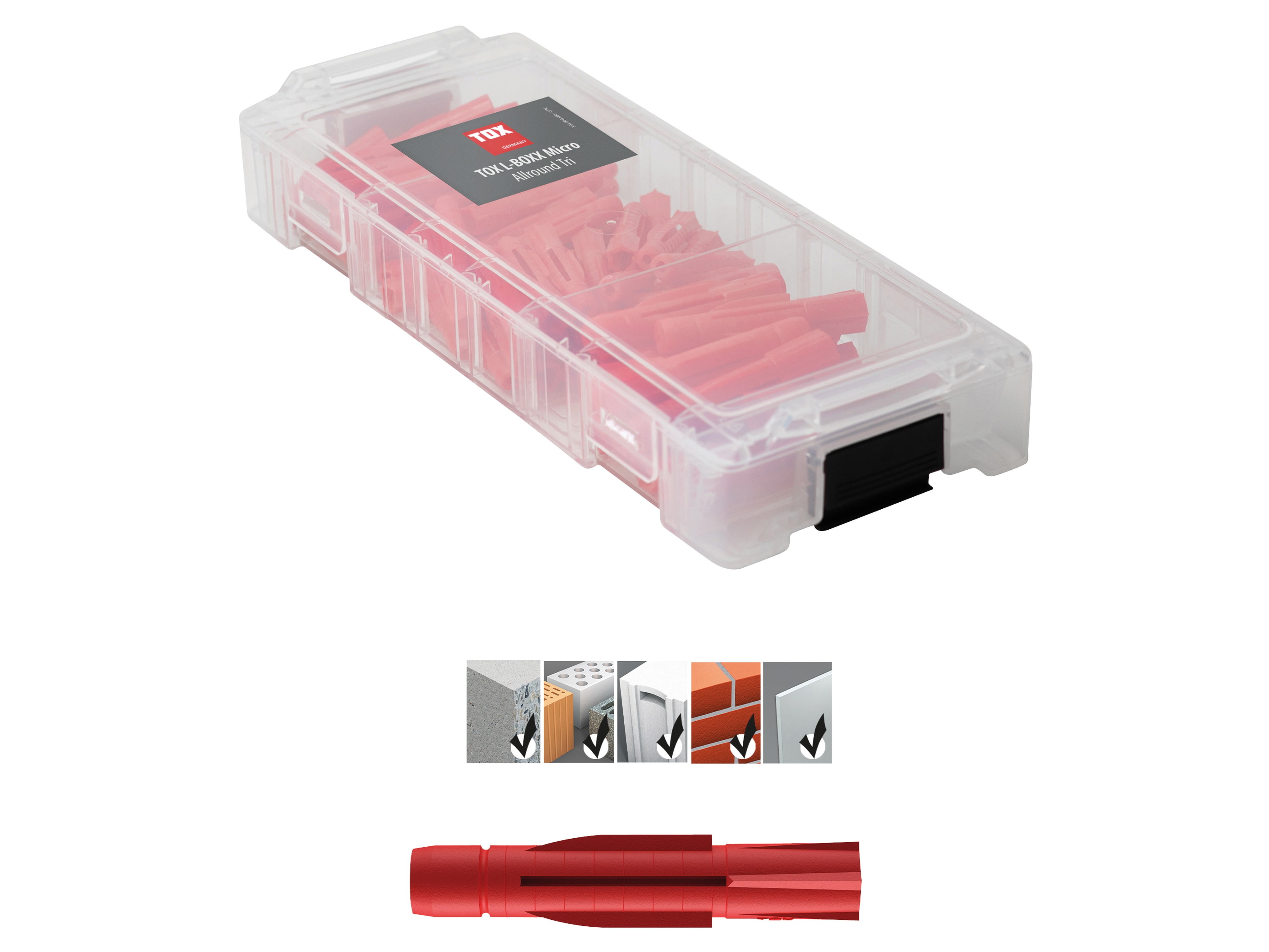 TOX L-Boxx Micro Allround Tri, 95-teilig TOX L-Boxx Micro Allround Tri, 95-teilig