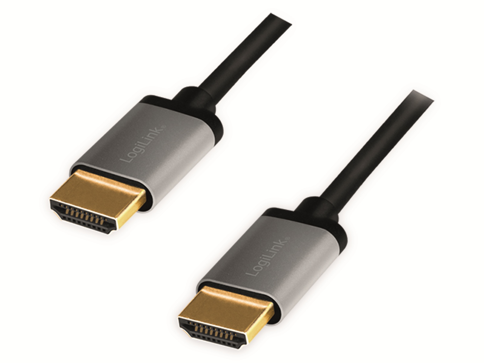LOGILINK HDMI-Kabel CHA0103, Stecker/Stecker, Alu, 4k, 5 m LOGILINK HDMI-Kabel CHA0103, Stecker/Stecker, Alu, 4k, 5 m