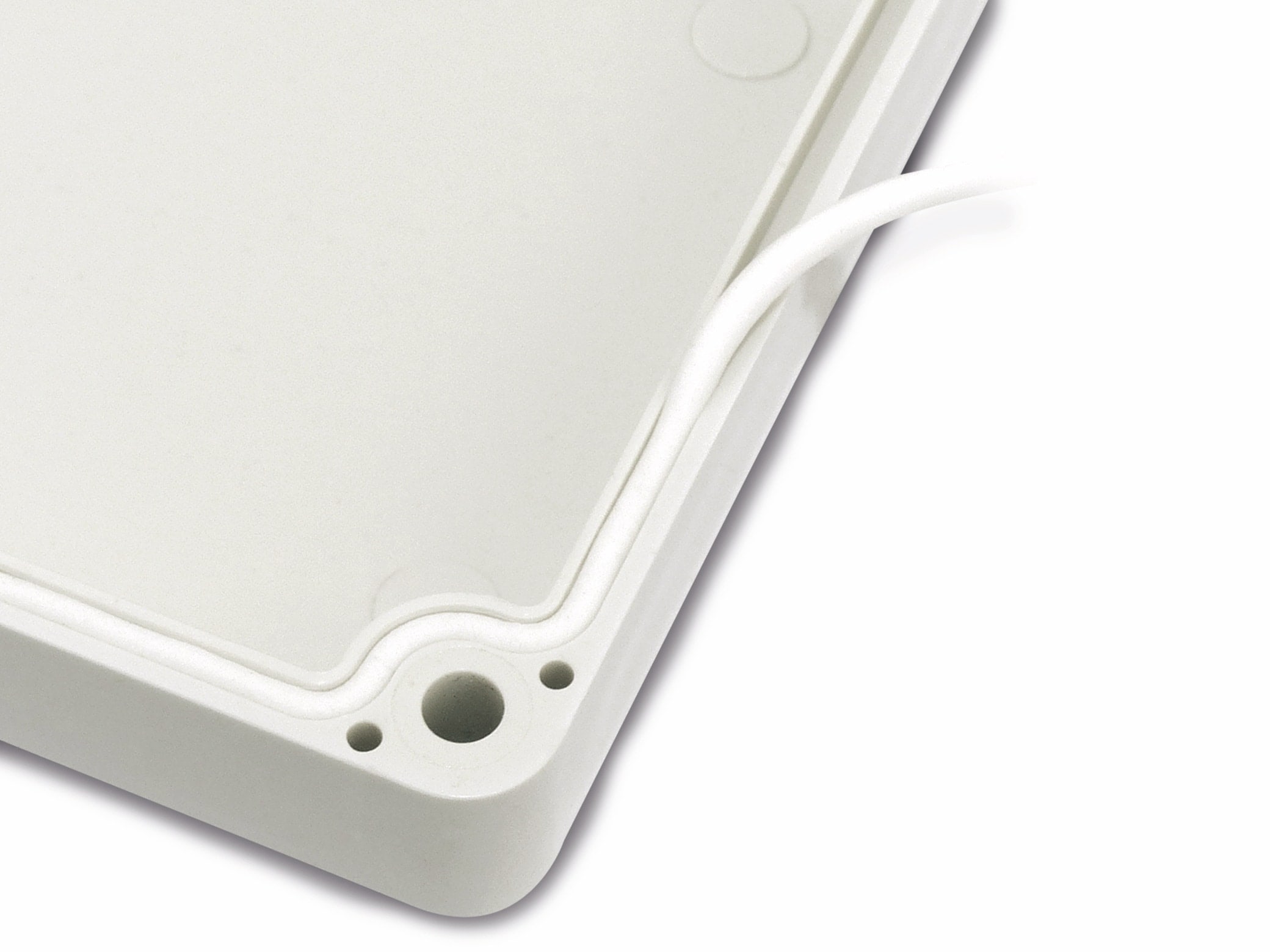 Modulgehäuse ABS, 64x58x35 mm, IP65, lichtgrau Modulgehäuse ABS, 64x58x35 mm, IP65, lichtgrau