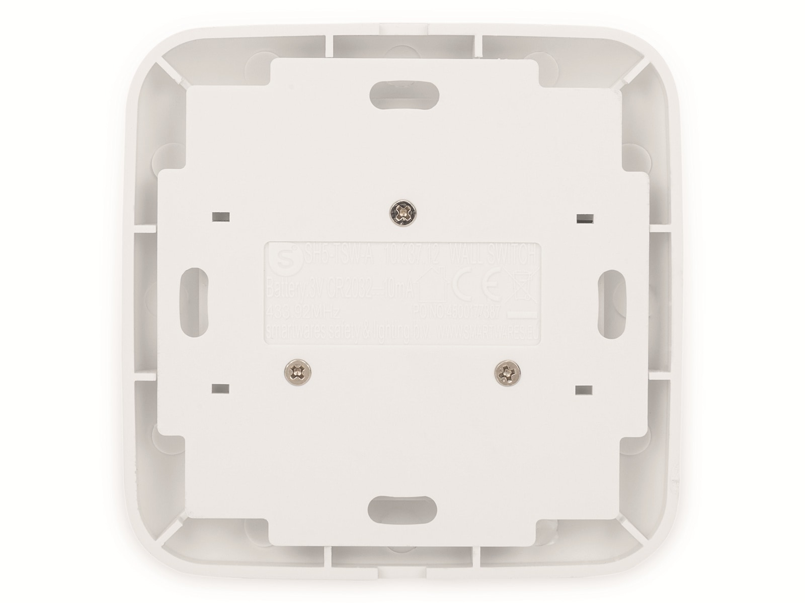 SMARTWARES Funk-Wandschalter SH4-90162, mit Batterie, weiß SMARTWARES Funk-Wandschalter SH4-90162, mit Batterie, weiß