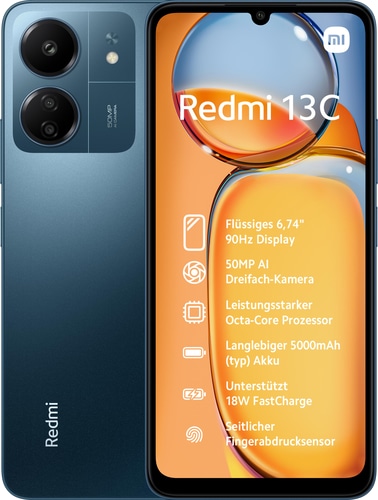 XIAOMI Smartphone Redmi 13C 256GB Navy Blue XIAOMI Smartphone Redmi 13C 256GB Navy Blue