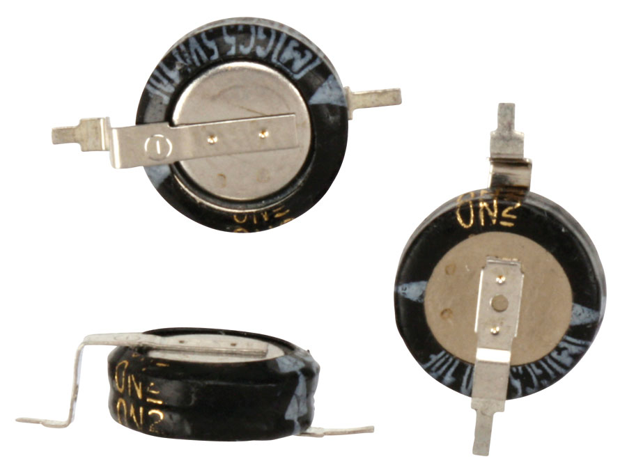 MATSUSHITA SMD Gold-Cap 0,1F, 5,5V, radial, 10x4mm, GC5.5V0.10F MATSUSHITA Gold-Cap GC5.5V0.10F