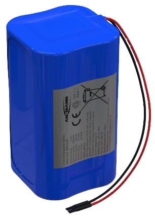 ANSMANN Li-Ion Akkupack mit Ausgangskabel, 4S1P, 37,44 Wh, 14,4 V, 2600 mAh ANSMANN Li-Ion Akkupack mit Ausgangskabel, 4S1P, 37,44 Wh, 14,4 V, 2600 mAh