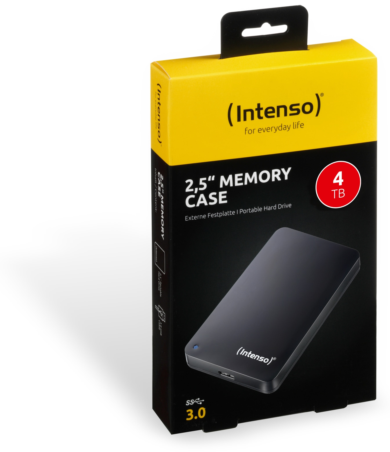 INTENSO USB 3.0-HDD Memory Case, 4 TB, 6,35 cm (2,5"), schwarz INTENSO USB 3.0-HDD Memory Case, 4 TB, 6,35 cm (2,5"), schwarz