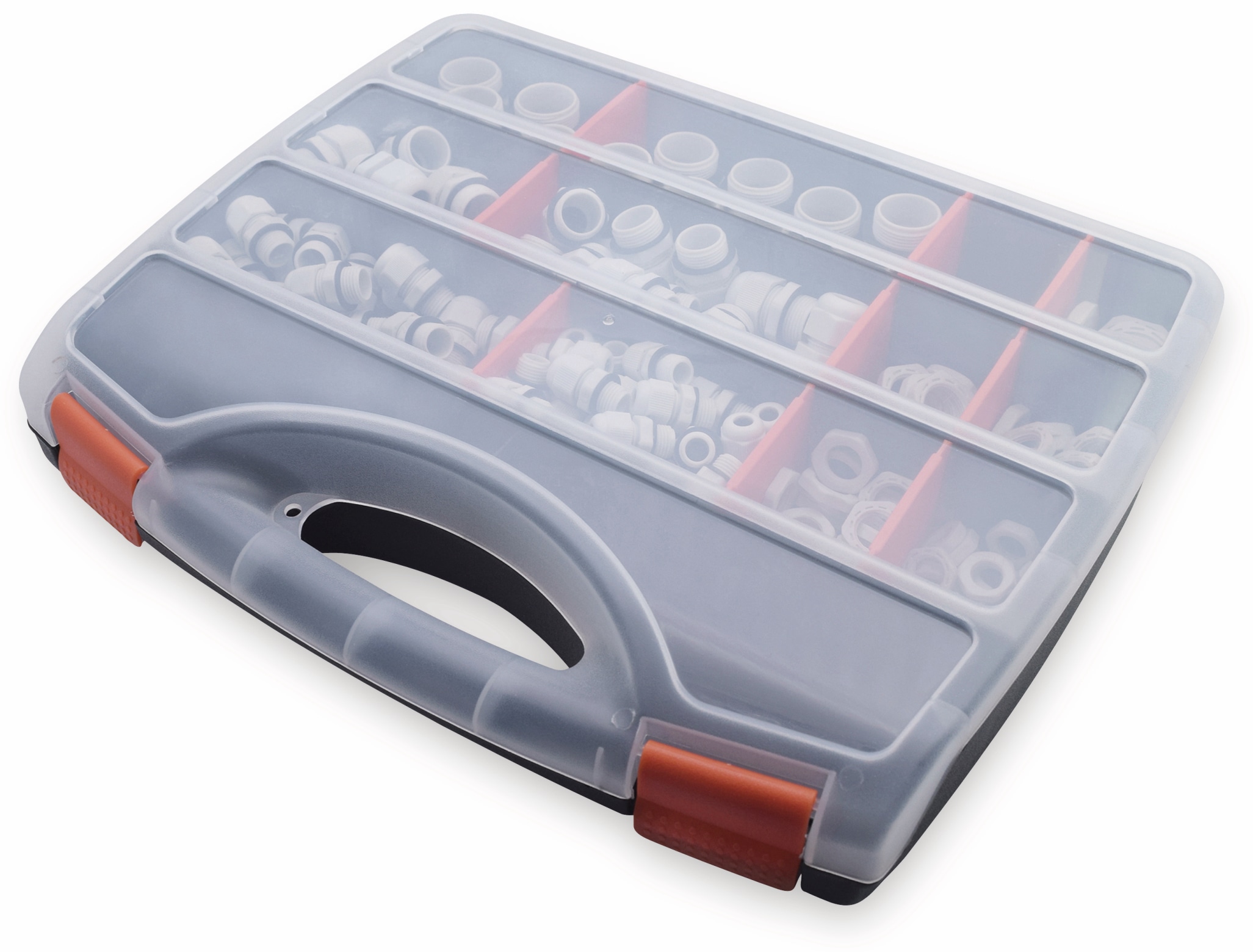 Kabelverschraubungs-Sortiment 224-teilig Im Koffer – IP68, PA66, Metrisch M12 Bis M32