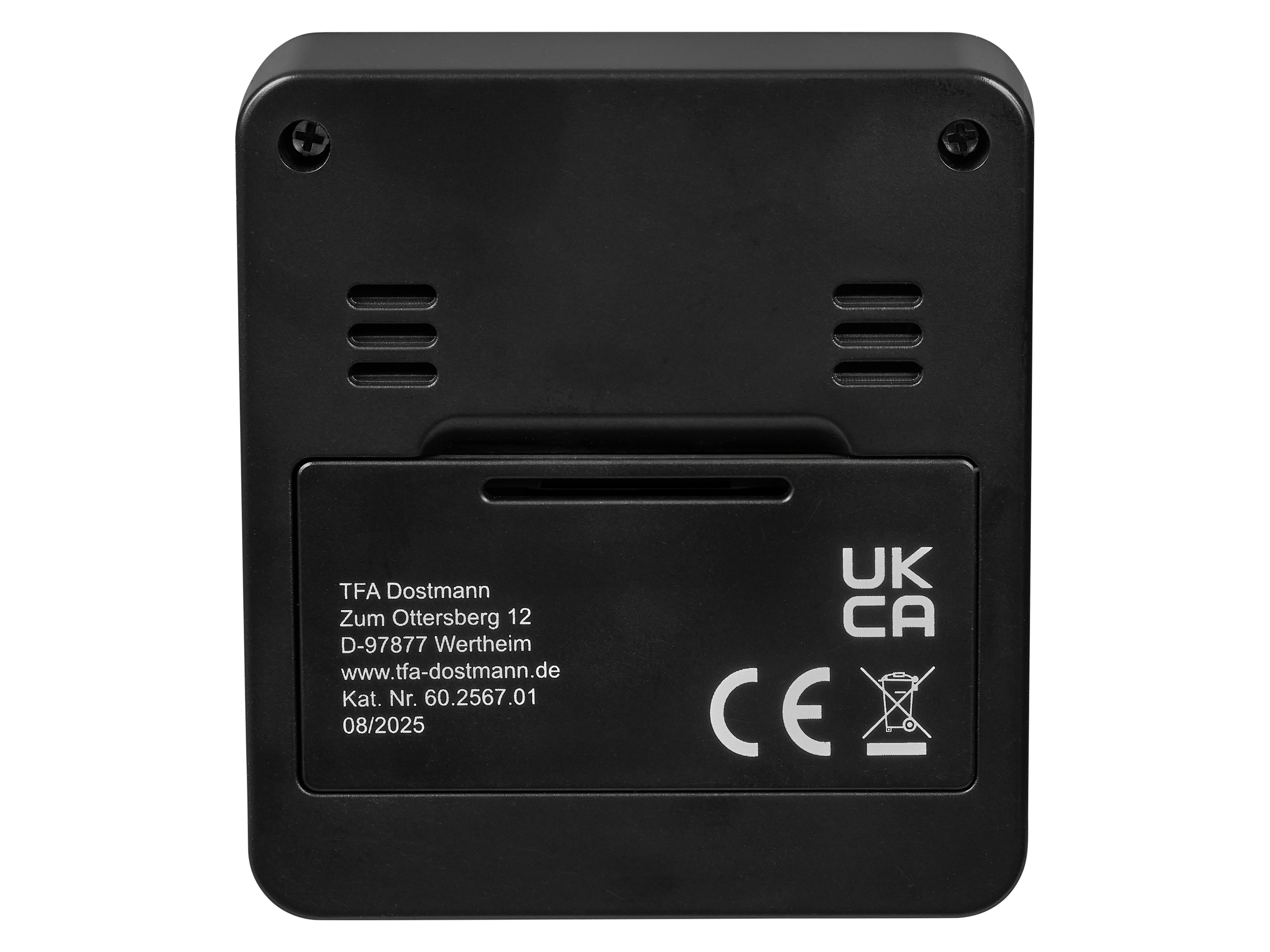 TFA Digitaler Funkwecker NOX 60.2567.01, schwarz