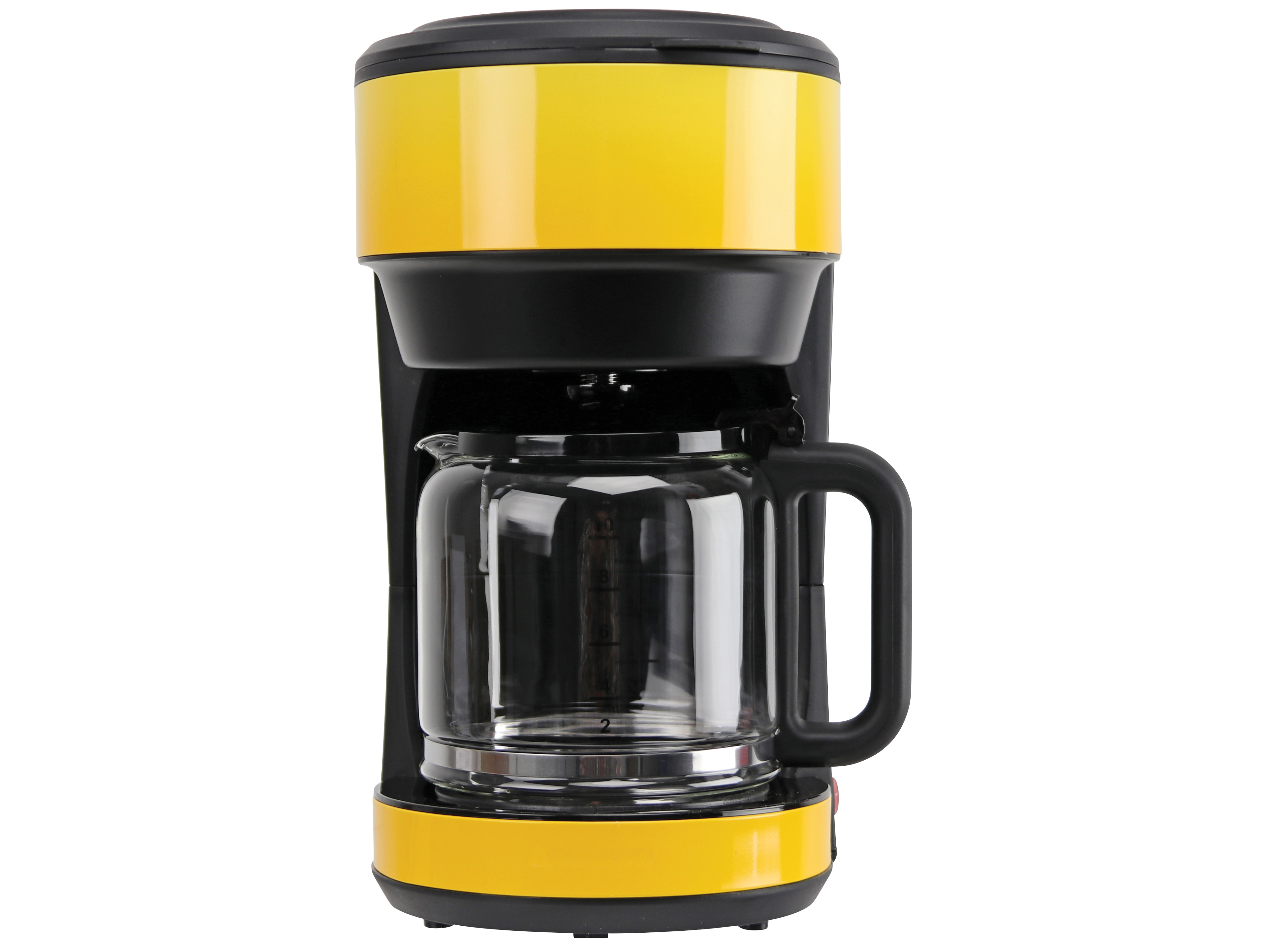 Kaffeemaschiene, Ombré, 1000 W, schwarz/gelb