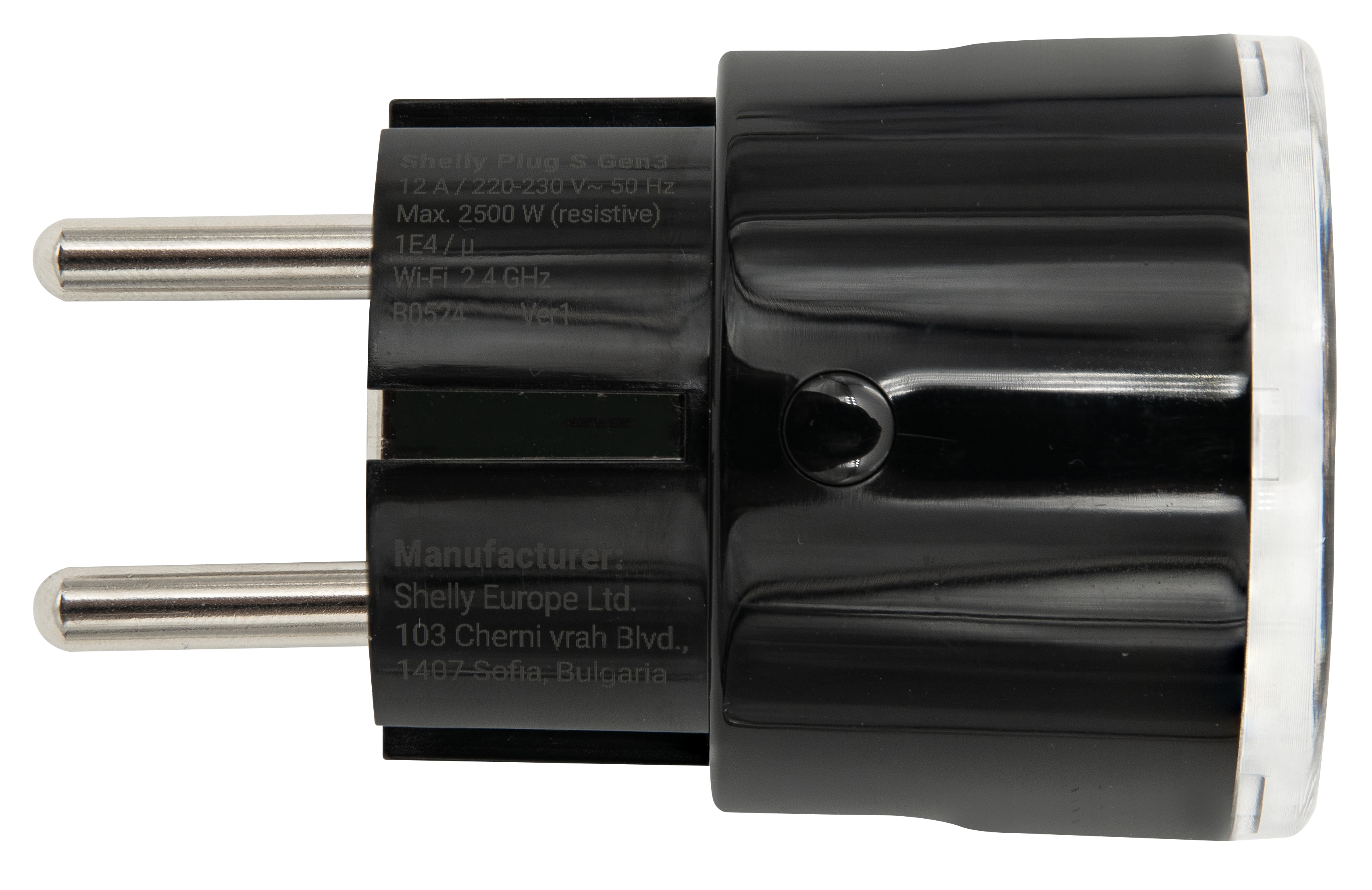 SHELLY WLAN-Steckdose Plug S Gen3, Matter, schwarz SHELLY WLAN-Steckdose Plug S Gen3, Matter, weiß