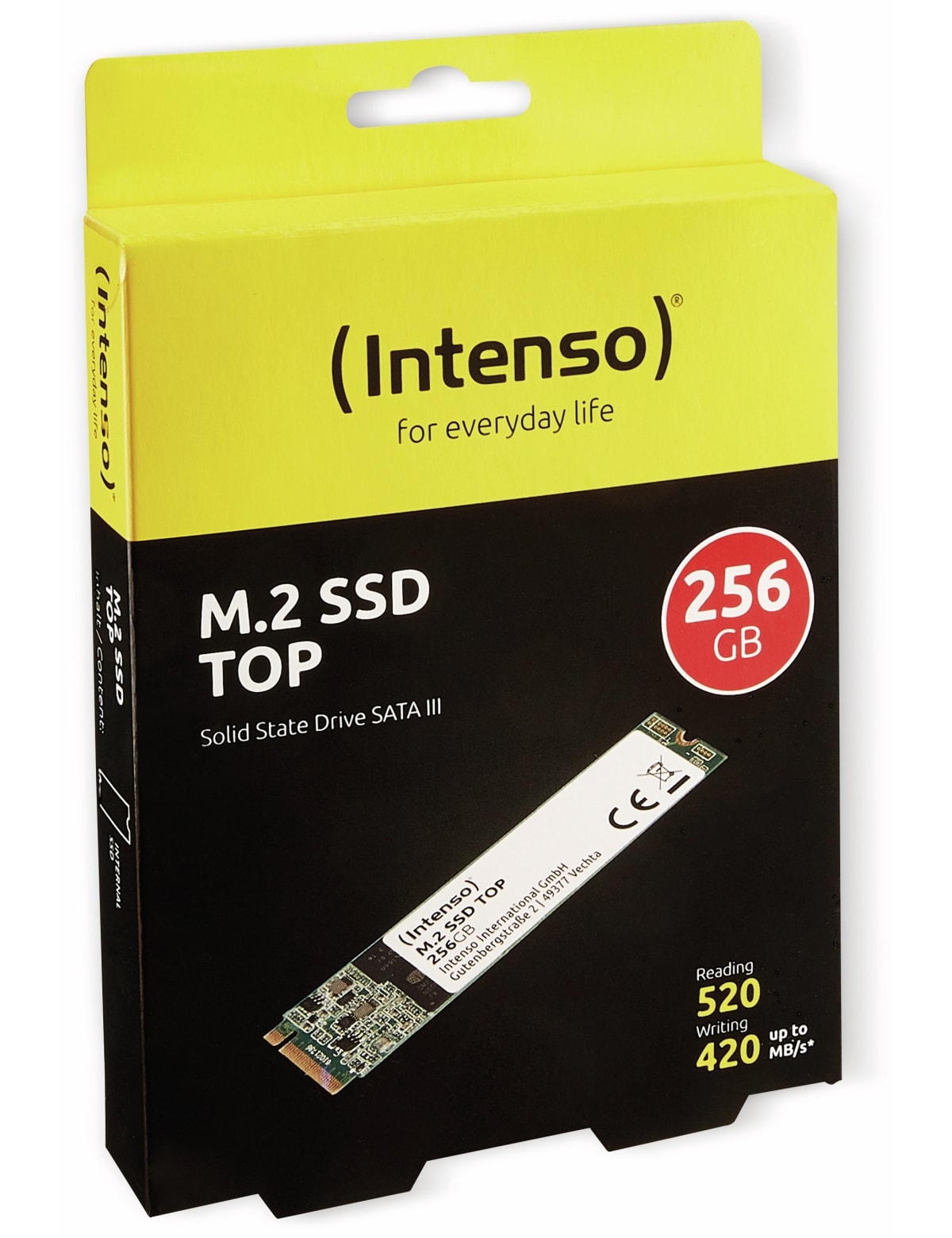 INTENSO M.2-SSD, 256 GB, MLC-FLASH