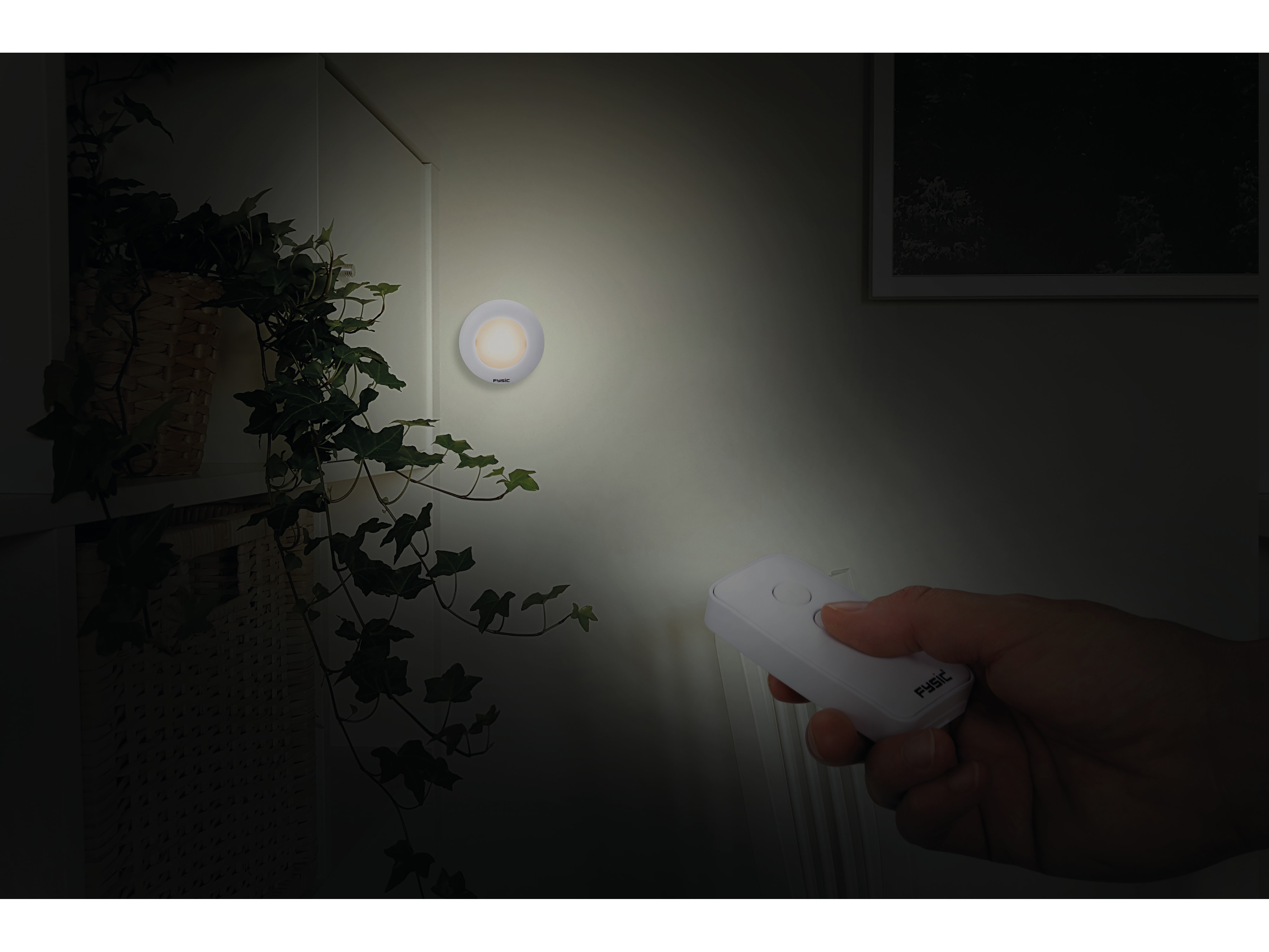 FYSIC LED-Orientierungsleuchte FC-04, mit Fernbedienung, 2 Stück FYSIC LED-Orientierungsleuchte FC-04, mit Fernbedienung, 2 Stück
