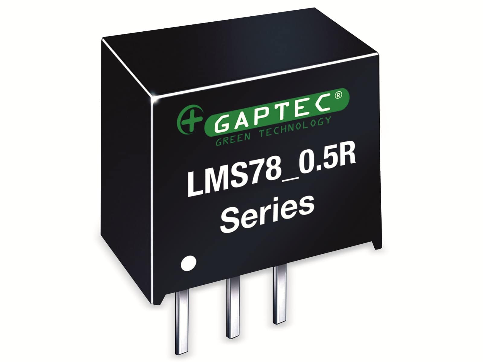 GAPTEC DC-DC-Wandler, Electronic, SIP3, 19-36Vin, 15Vout, 500mA, 11,6x7,55x10,16mm