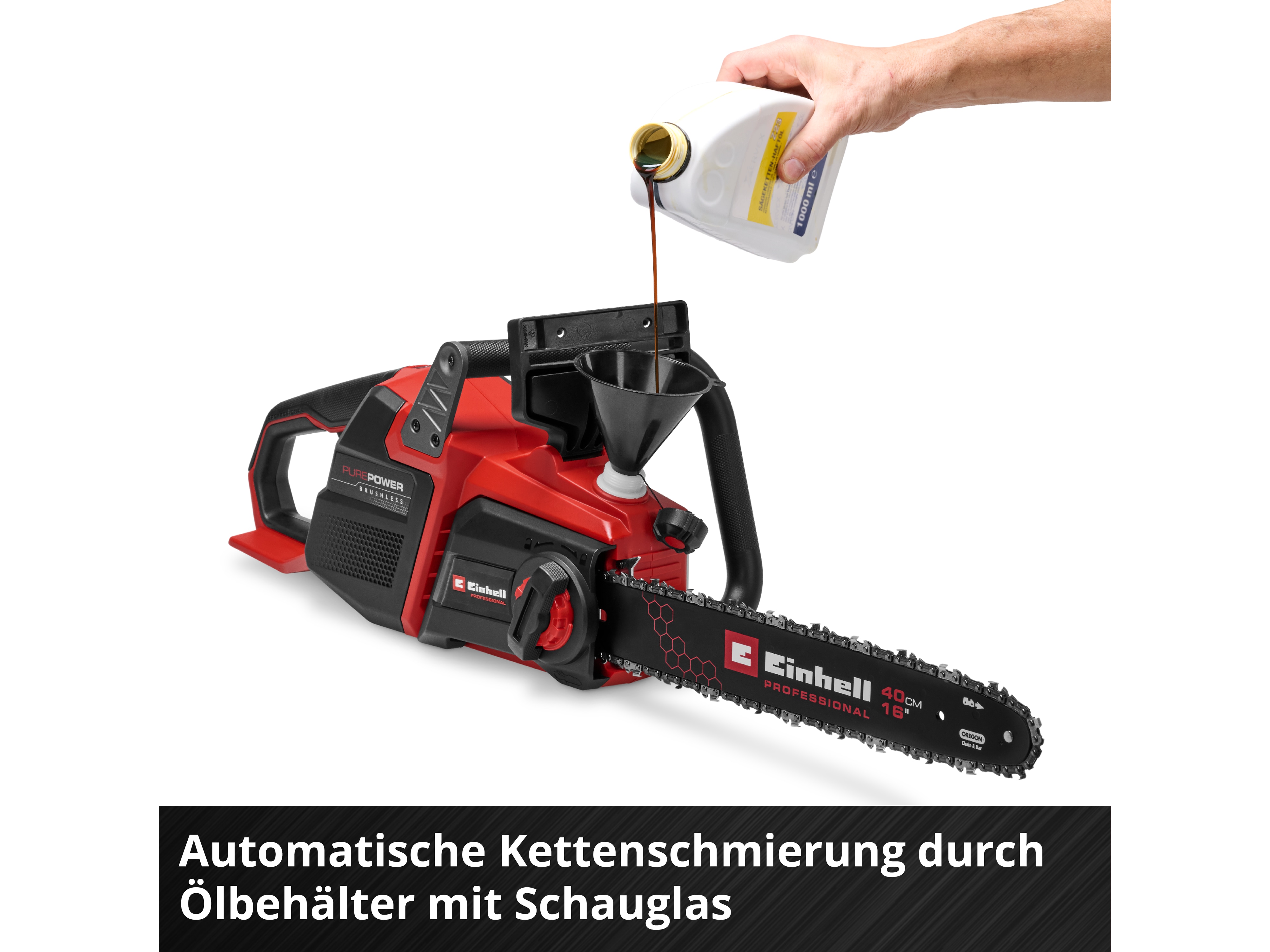 EINHELL PROFESSIONAL Akku-Kettensäge GP-LC 36/40 Li BL, 4600050, Solo