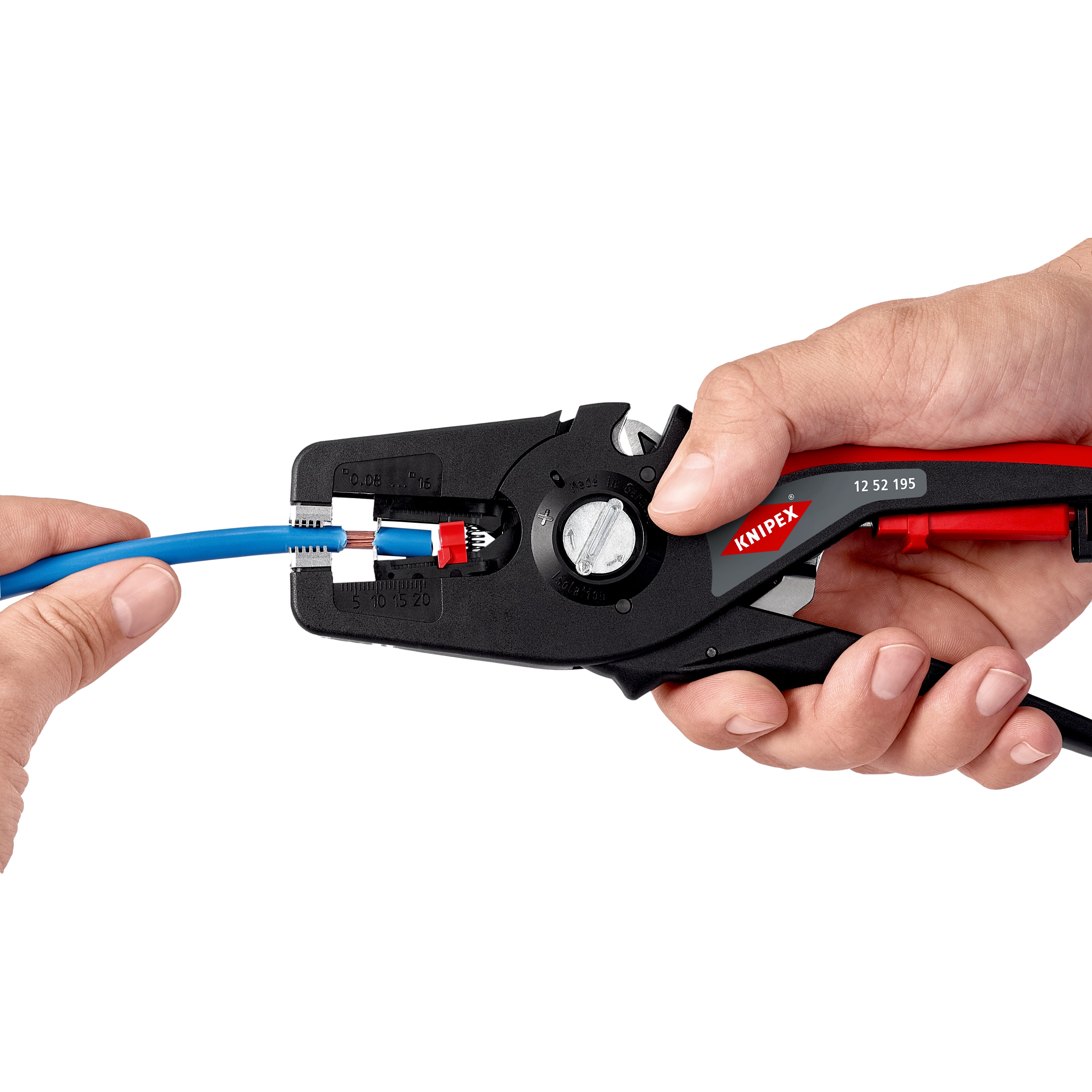 KNIPEX Automatische Abisolierzange PreciStrip16, 12 52 195 SB KNIPEX Automatische Abisolierzange PreciStrip16, 12 52 195 SB