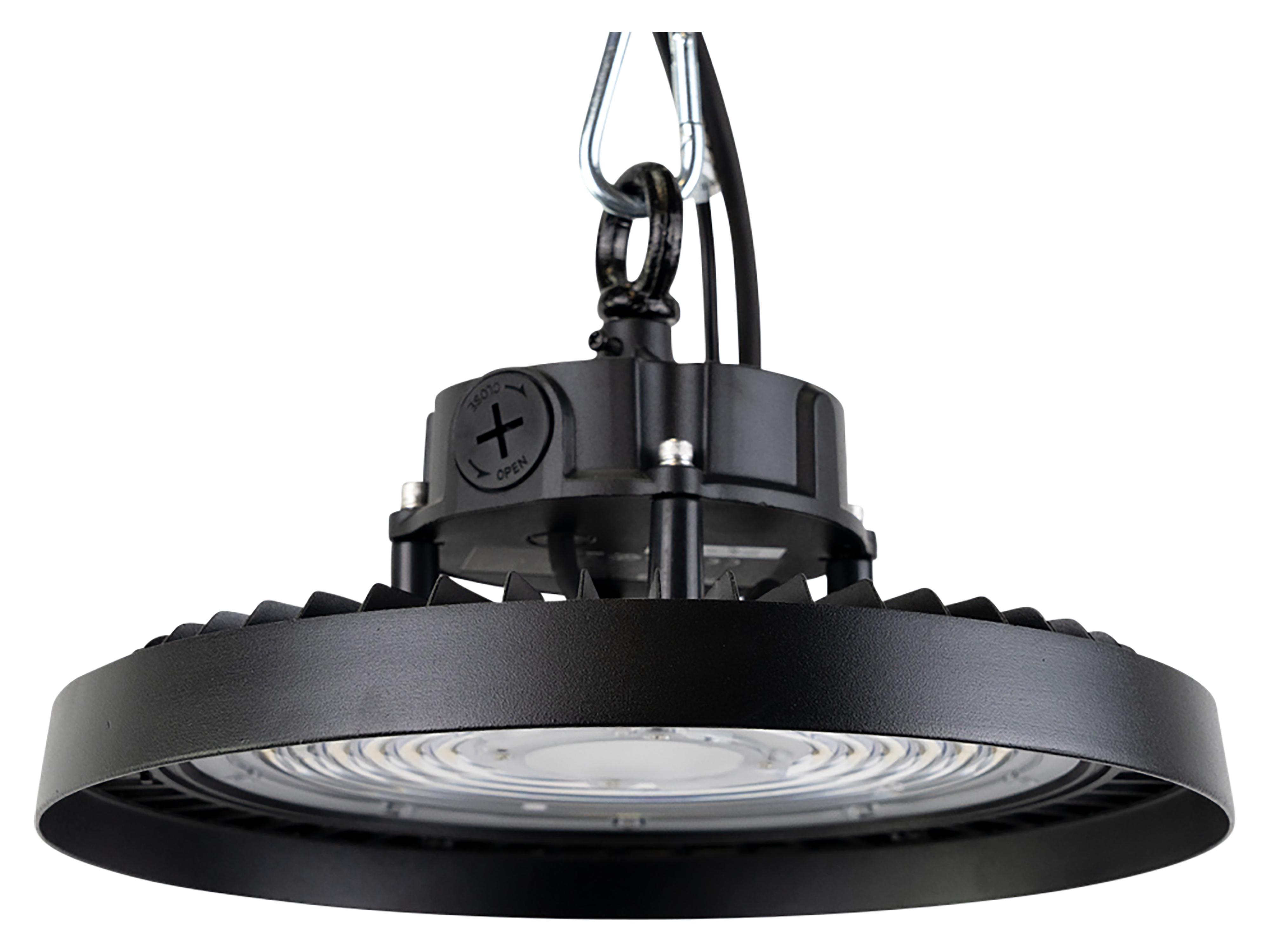 ENOVALITE LED-Highbay-Leuchte, UFO, EEK: C, 200W, 34000lm, 4000K, schwarz