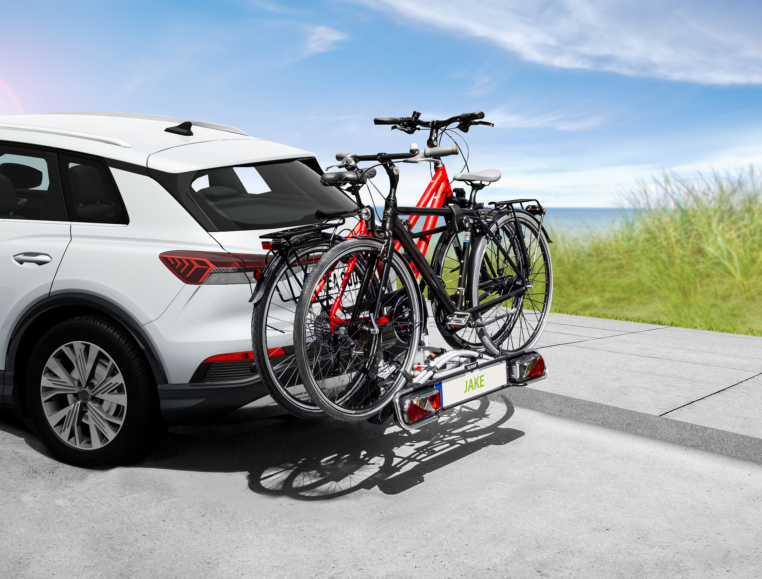 EUFAB Fahrradträger JAKE, 11510, für 2 Fahrräder