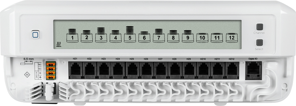HOMEMATIC IP Starterset Fußbodenheizung für 6 Räume und Access Point 2