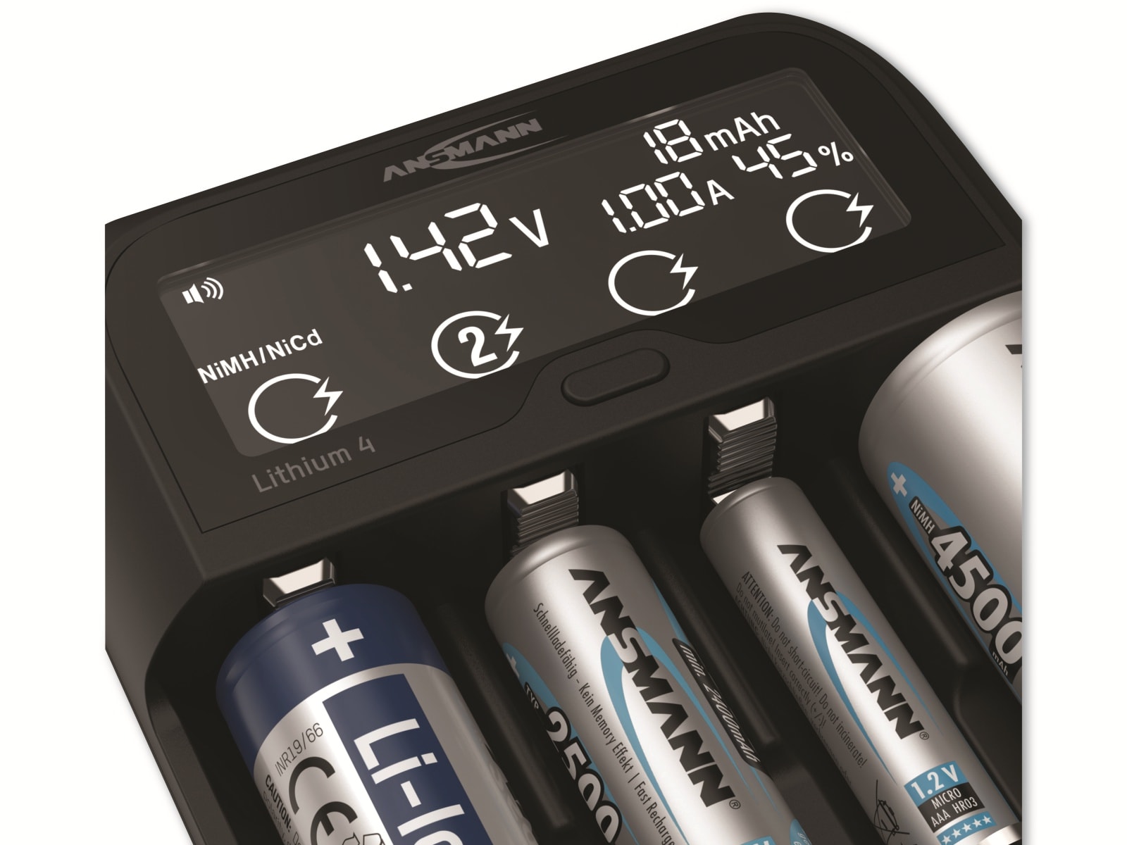 ANSMANN Lithium-Ladegerät Lithium 4