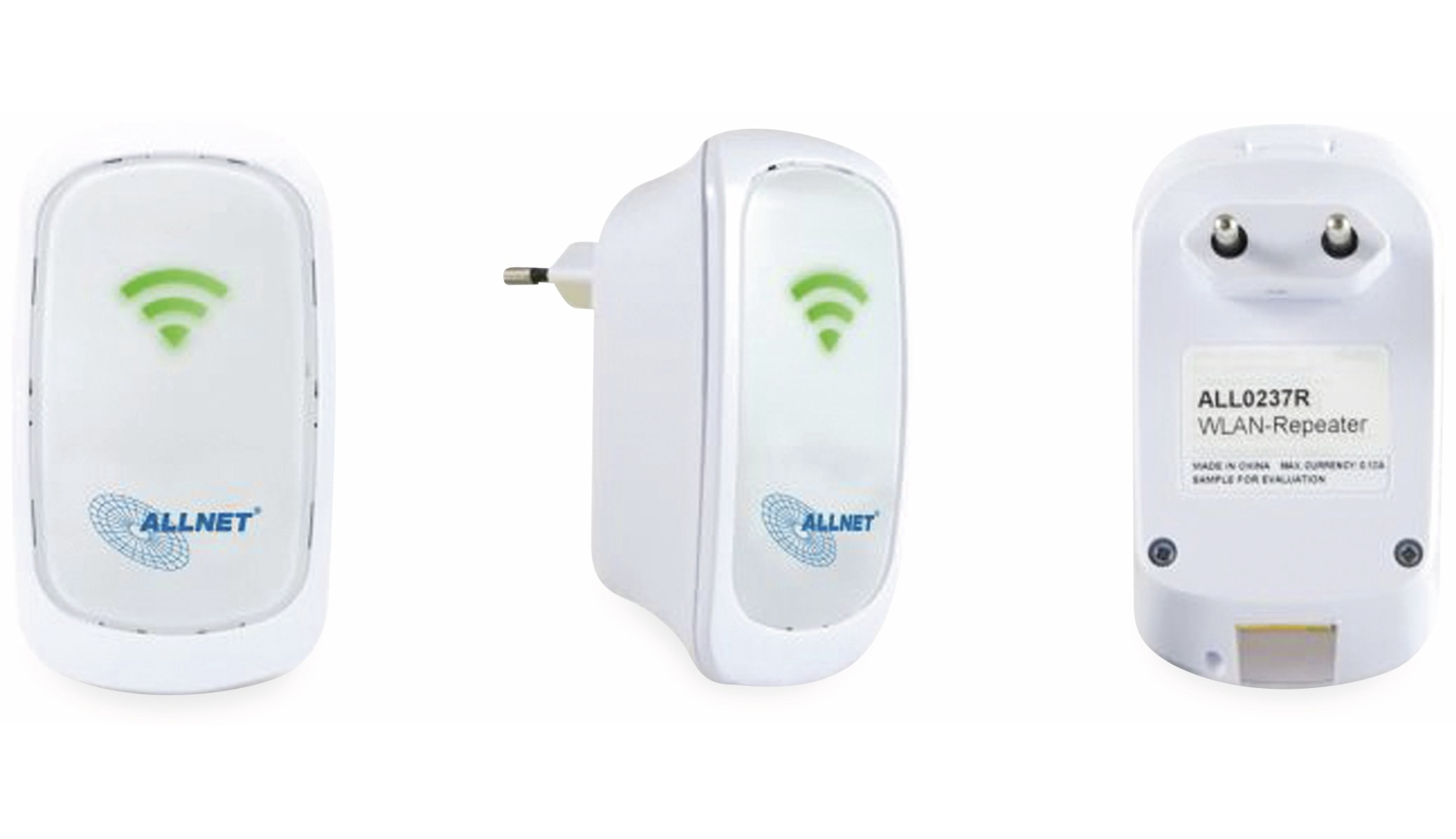 ALLNET WLAN-Repeater ALL0237R, 300 MBit/s ALLNET WLAN-Repeater ALL0237R, 300 MBit/s