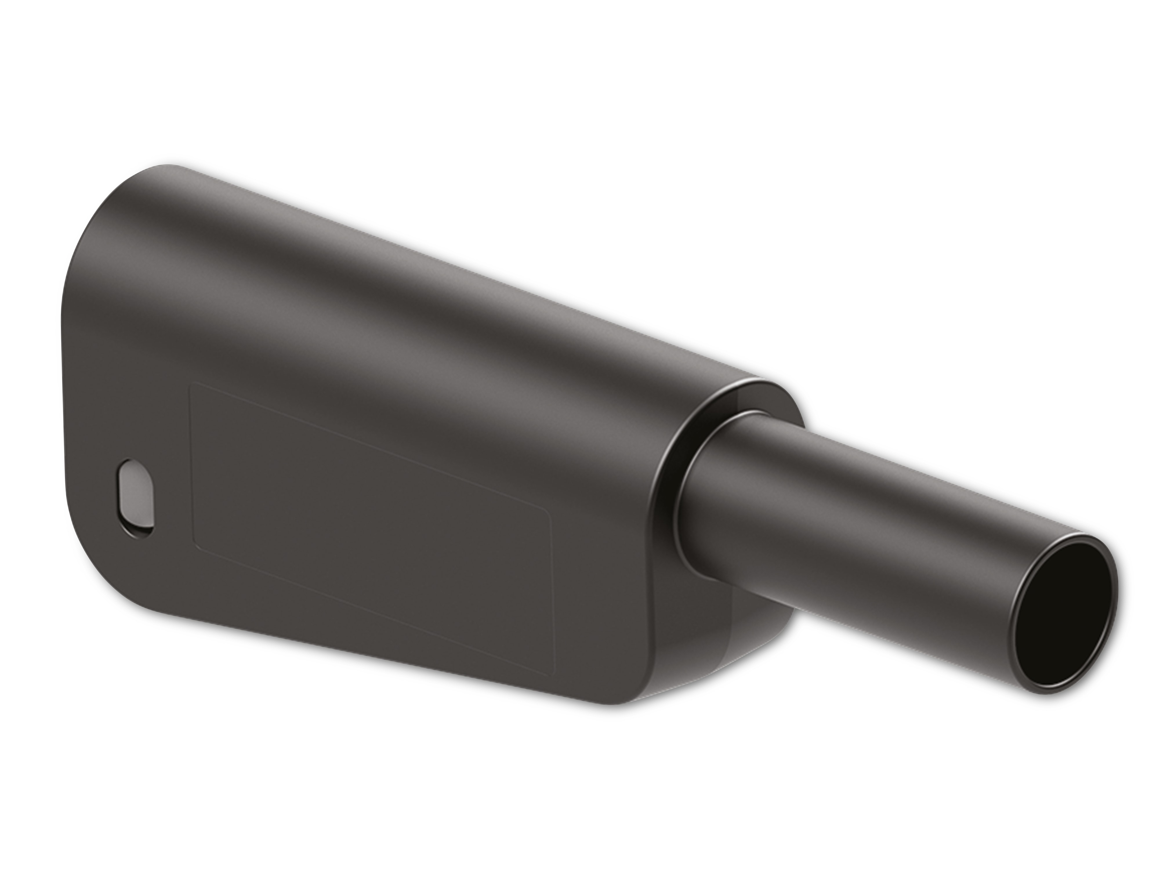 STÄUBLI Einzelstecker, 66.2025-21, 4 mm , schwarz, 1000 V, CAT II, 32 A / 600 V, CAT III, 32 A