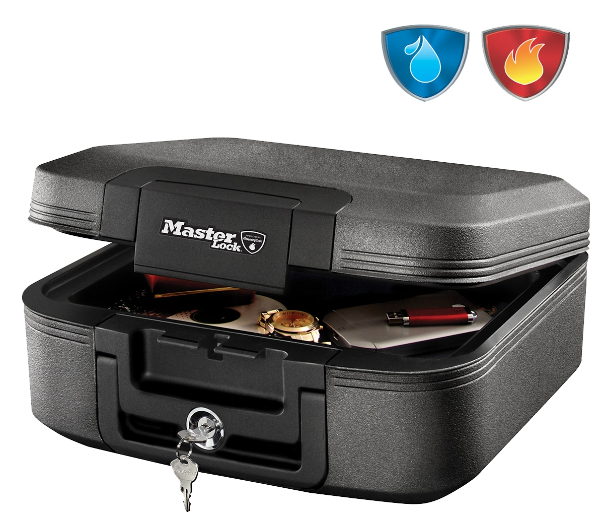 MASTERLOCK Sicherheitskassette LCHW20101, feuer-/wasserbeständig, Größe (M)