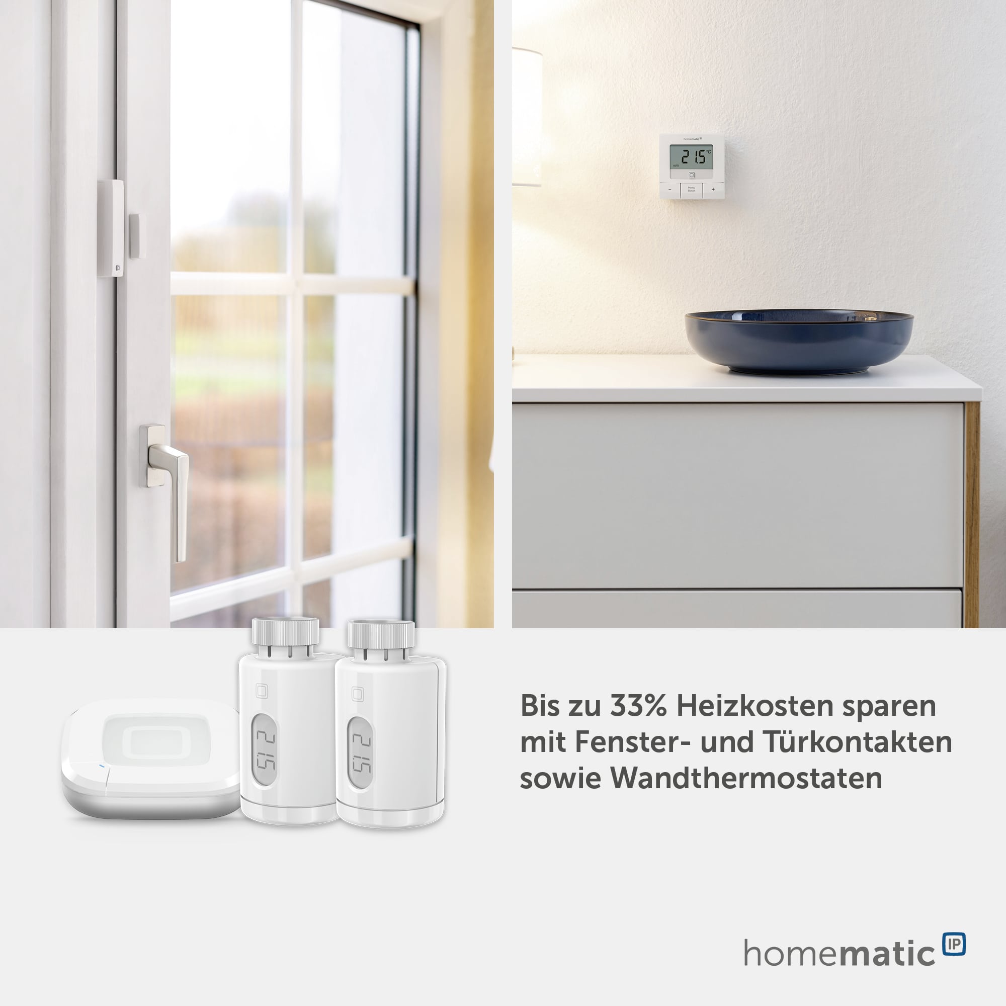 HOMEMATIC IP 162165A0 Starterset Heizen Pure