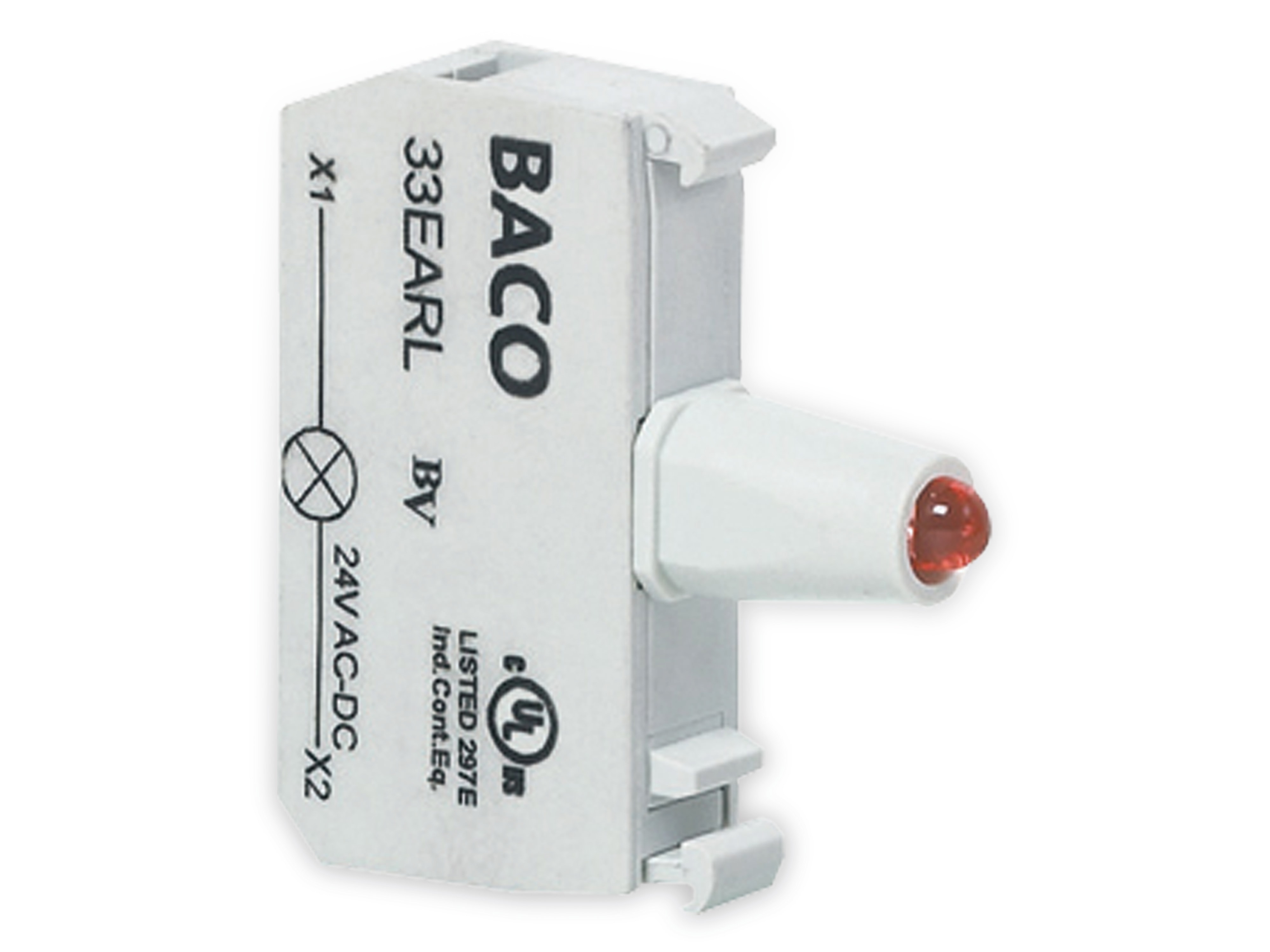 BACO Befehls- und Meldegeräte, 33EAGH, LED-Element, 3,7W, grün BACO Befehls- und Meldegeräte, 33EAGH, LED-Element, 3,7W, grün