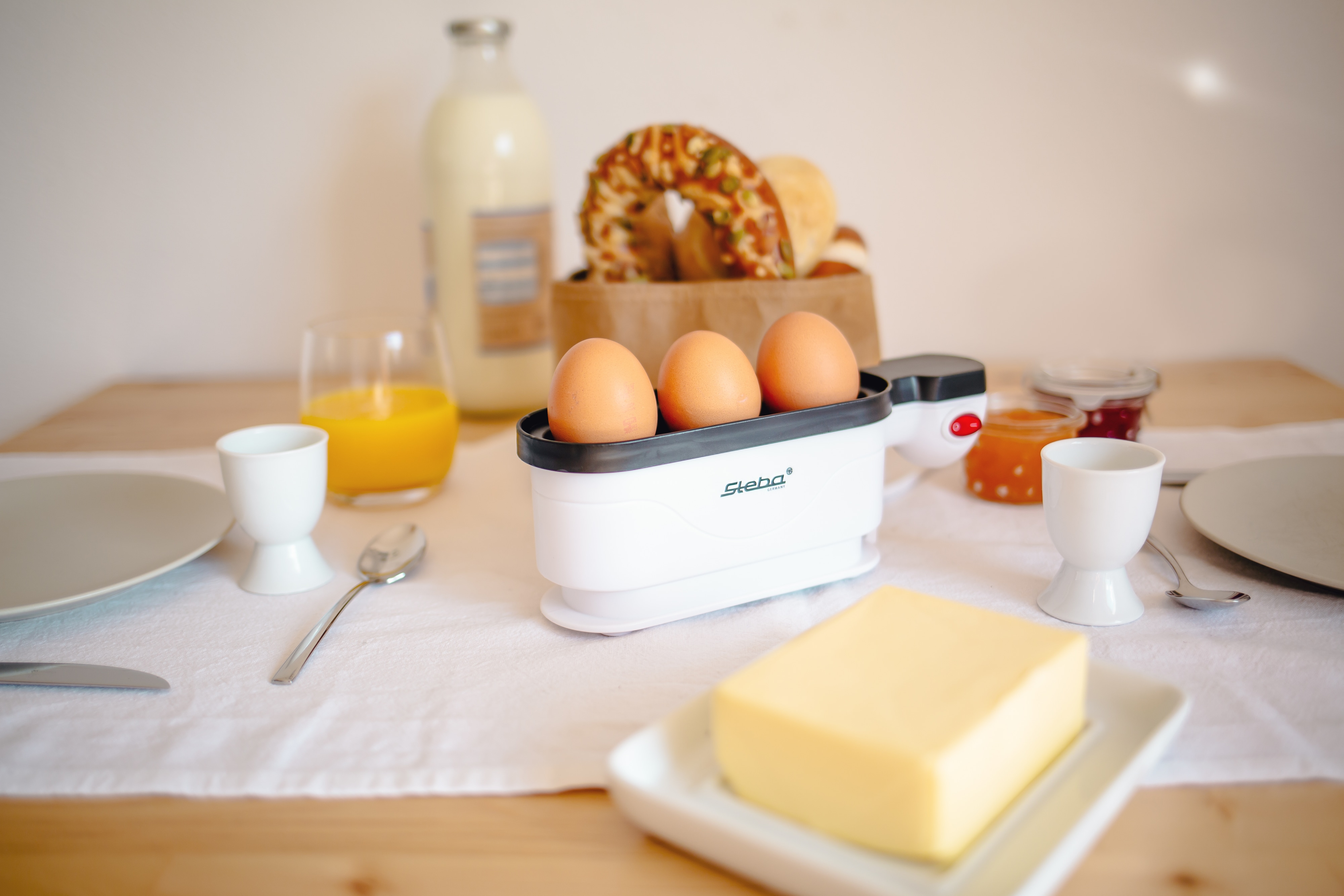 STEBA Eierkocher EK 4 für 3 Eier, 350W