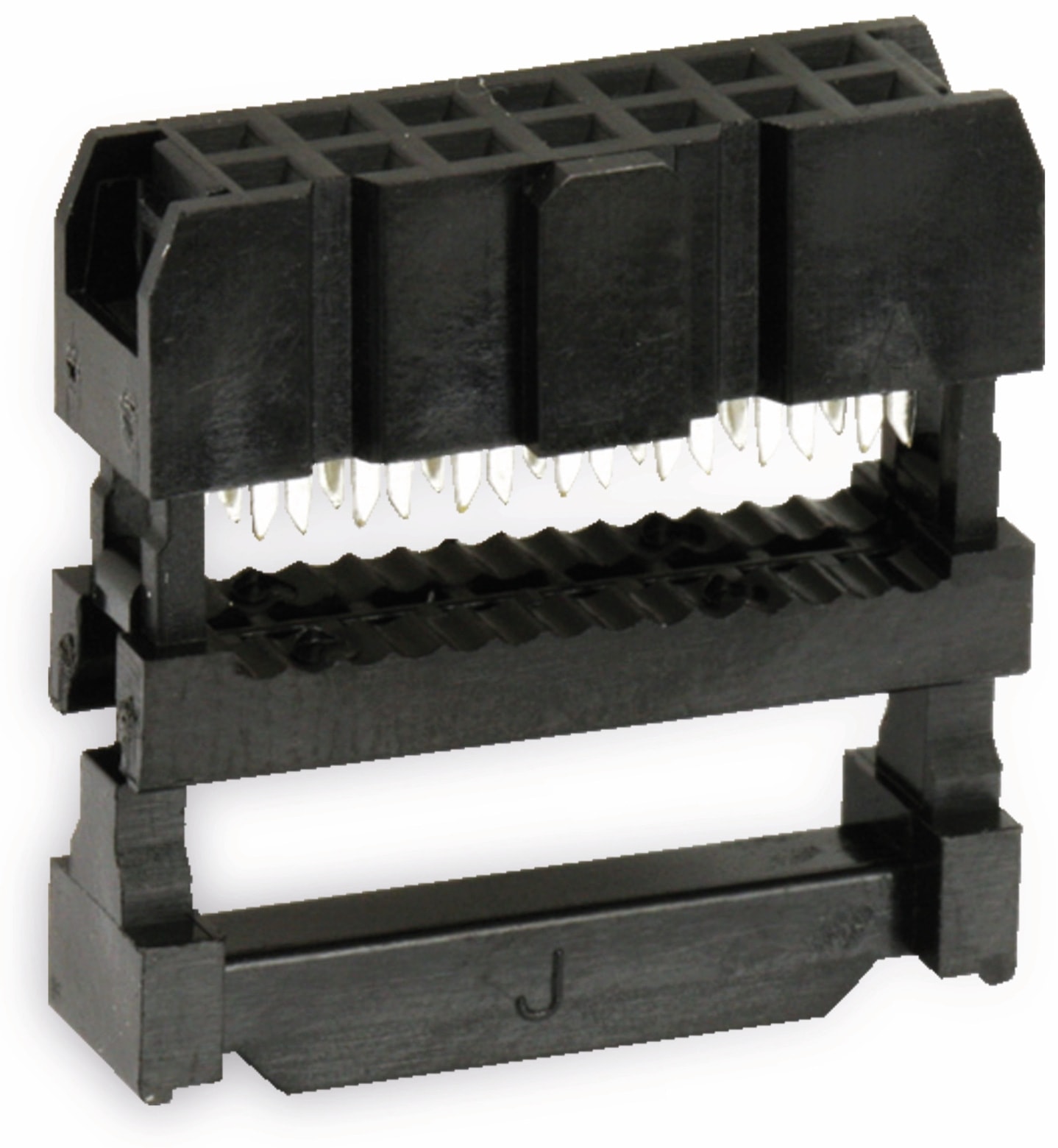 ECON CONNECT Pfostenbuchse für Flachbandleitung, RM 2,54, 14-polig