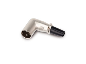 XLR-Stecker, 90° XLR-Stecker, 90°