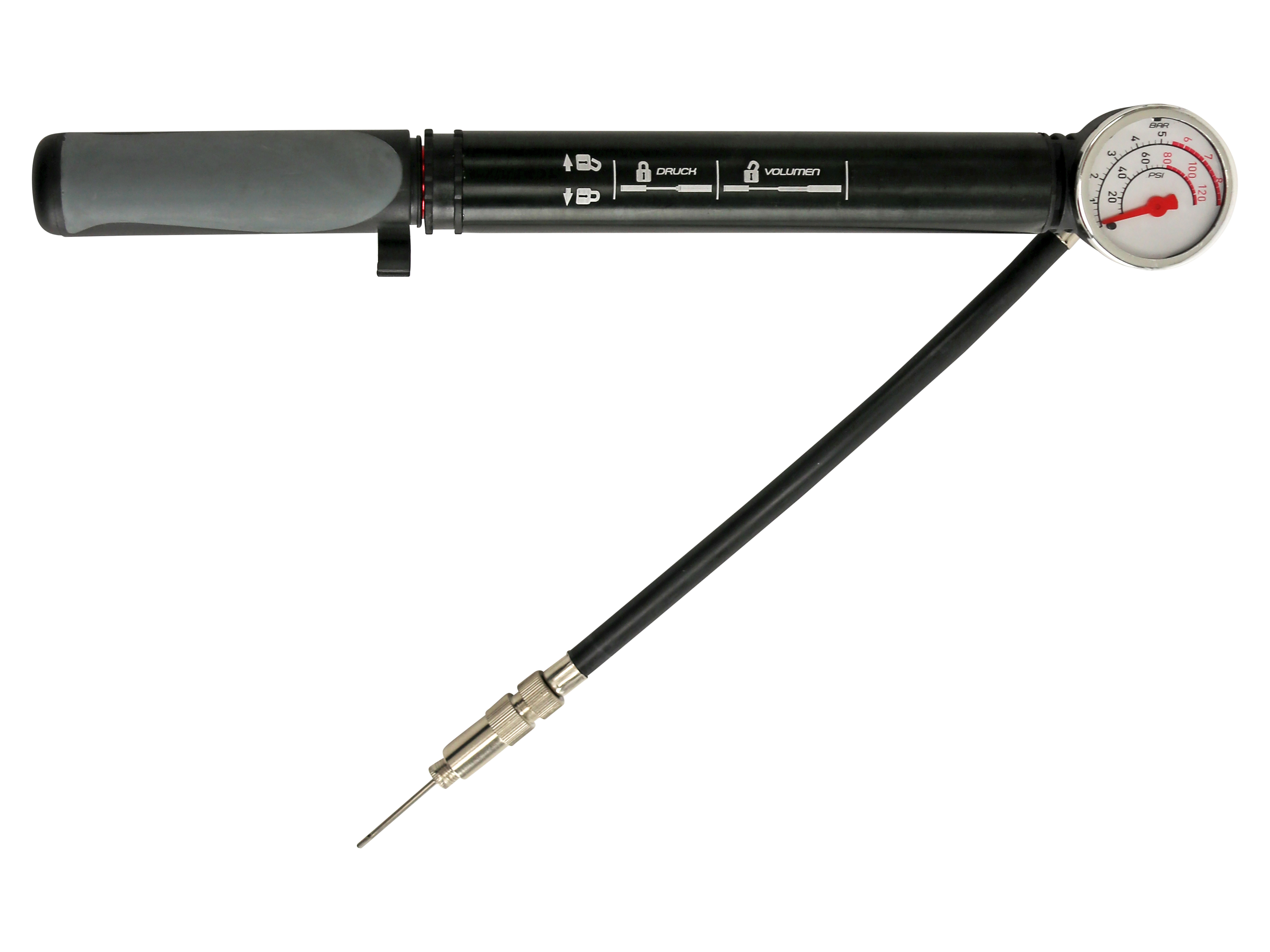 Mini Luftpumpe, 8 bar, 120 PSI, Universaler Ventiladapter