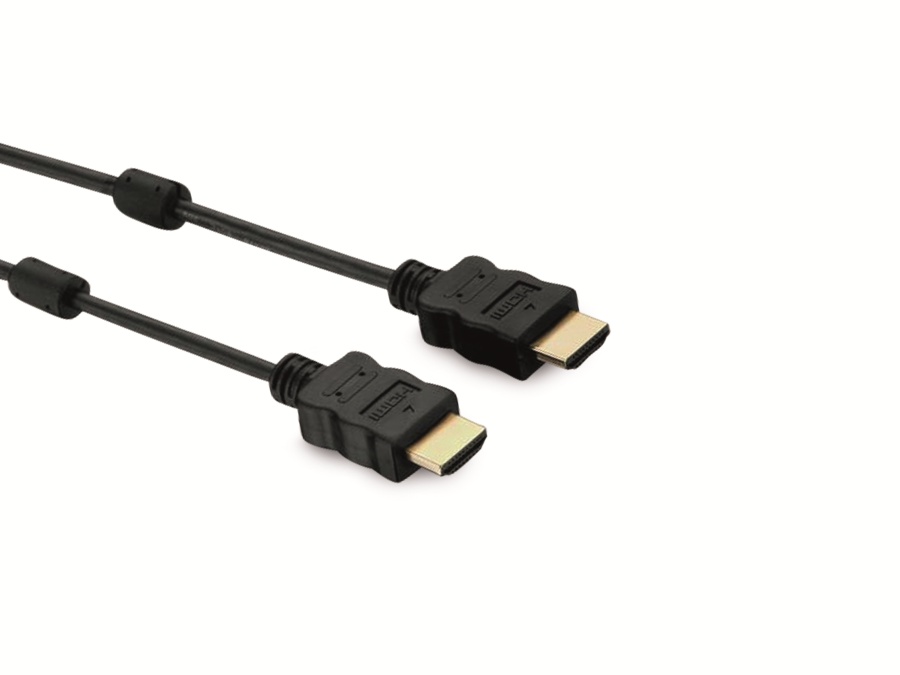 S-IMPULS HDMI-Kabel, HIGH SPEED WITH ETHERNET, 2x Ferrit-Filter, 1,5 m S-IMPULS HDMI-Kabel, HIGH SPEED WITH ETHERNET, 2x Ferrit-Filter, 1,5 m