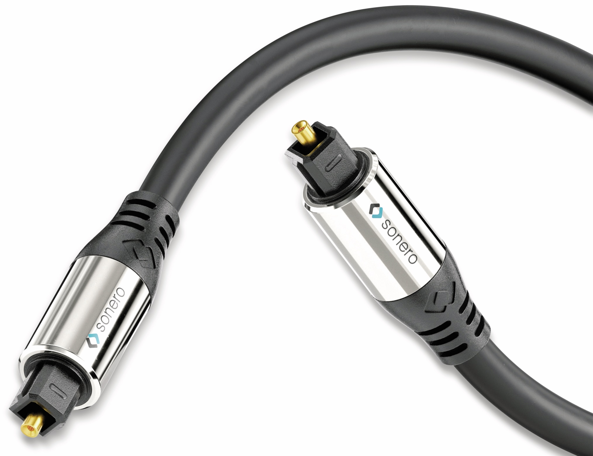 SONERO Lichtleiter-Kabel, 7,5 m, schwarz