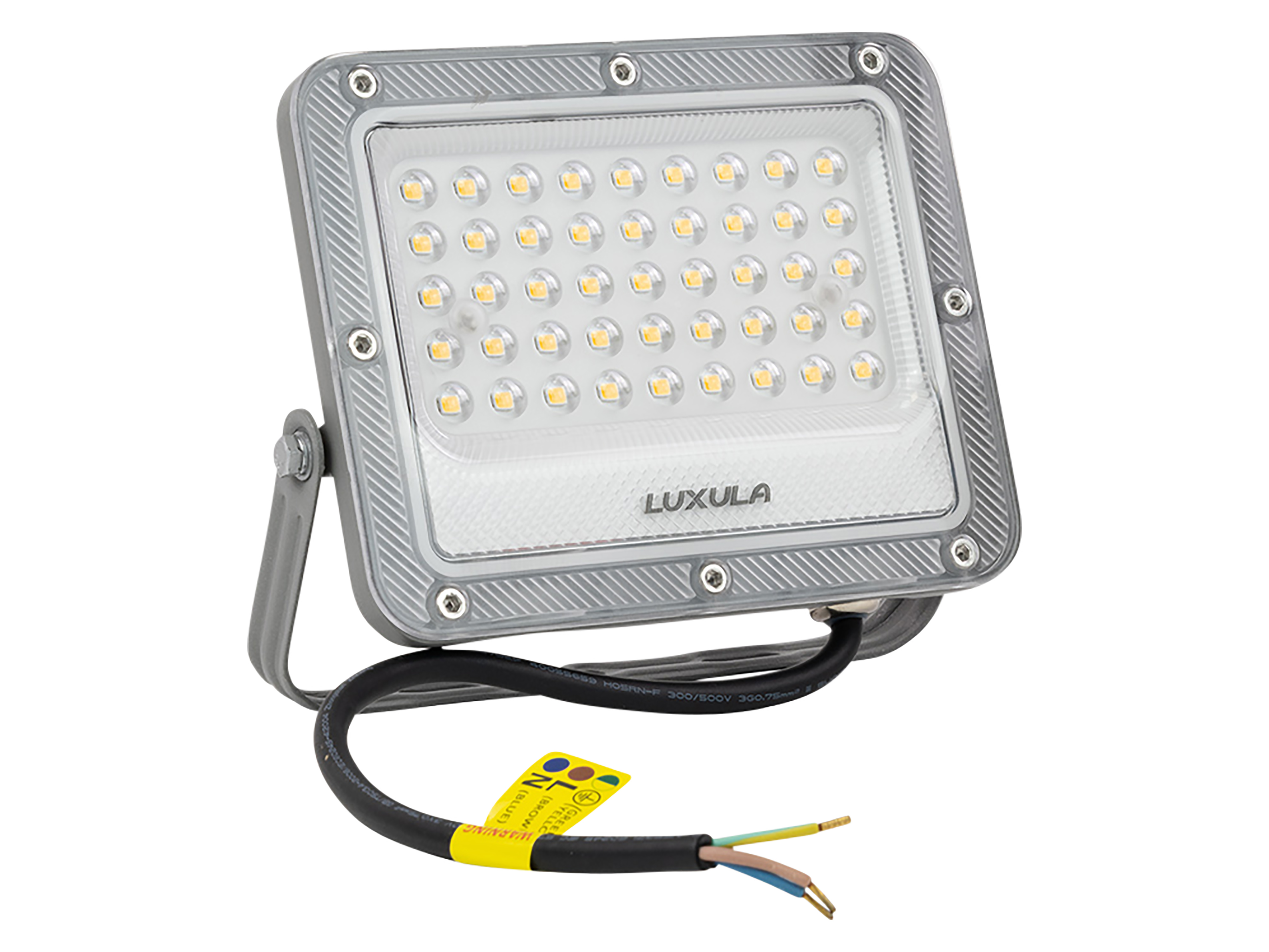 LUXULA LED-Fluter, EEK: E, 30W, 3900lm, 4000K, IP65, grau