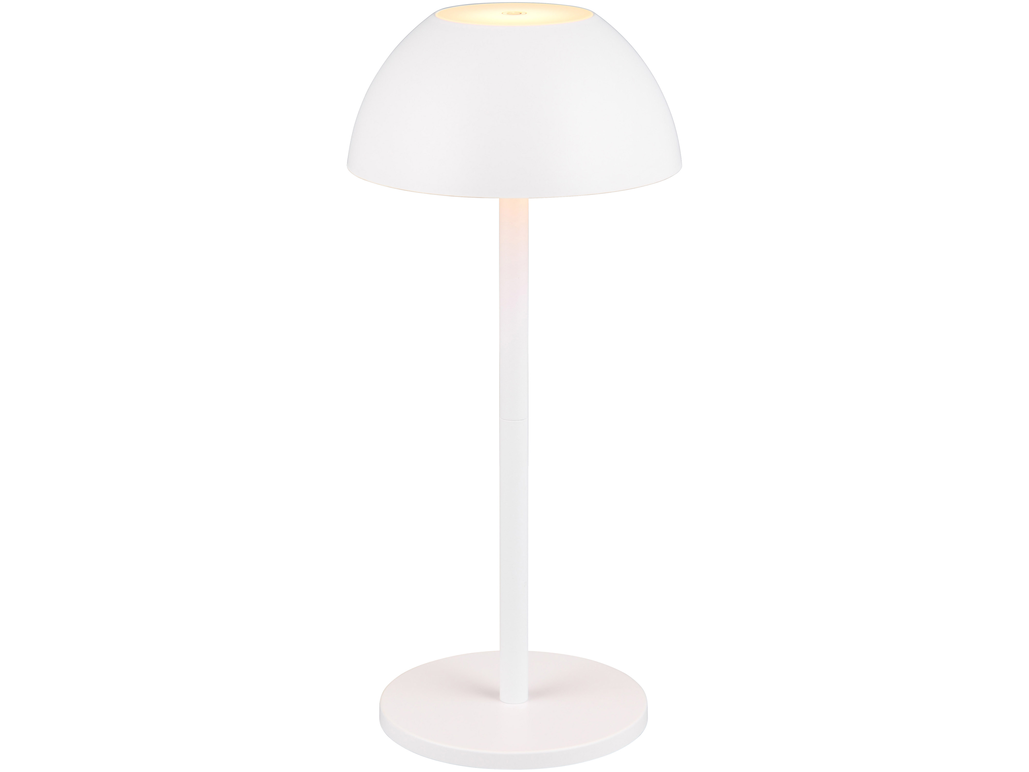 REALITY LED-Akku-Tischleuchte Ricardo R54106131 weiß, IP54, 1,7 W, 240 lm, 3000 K