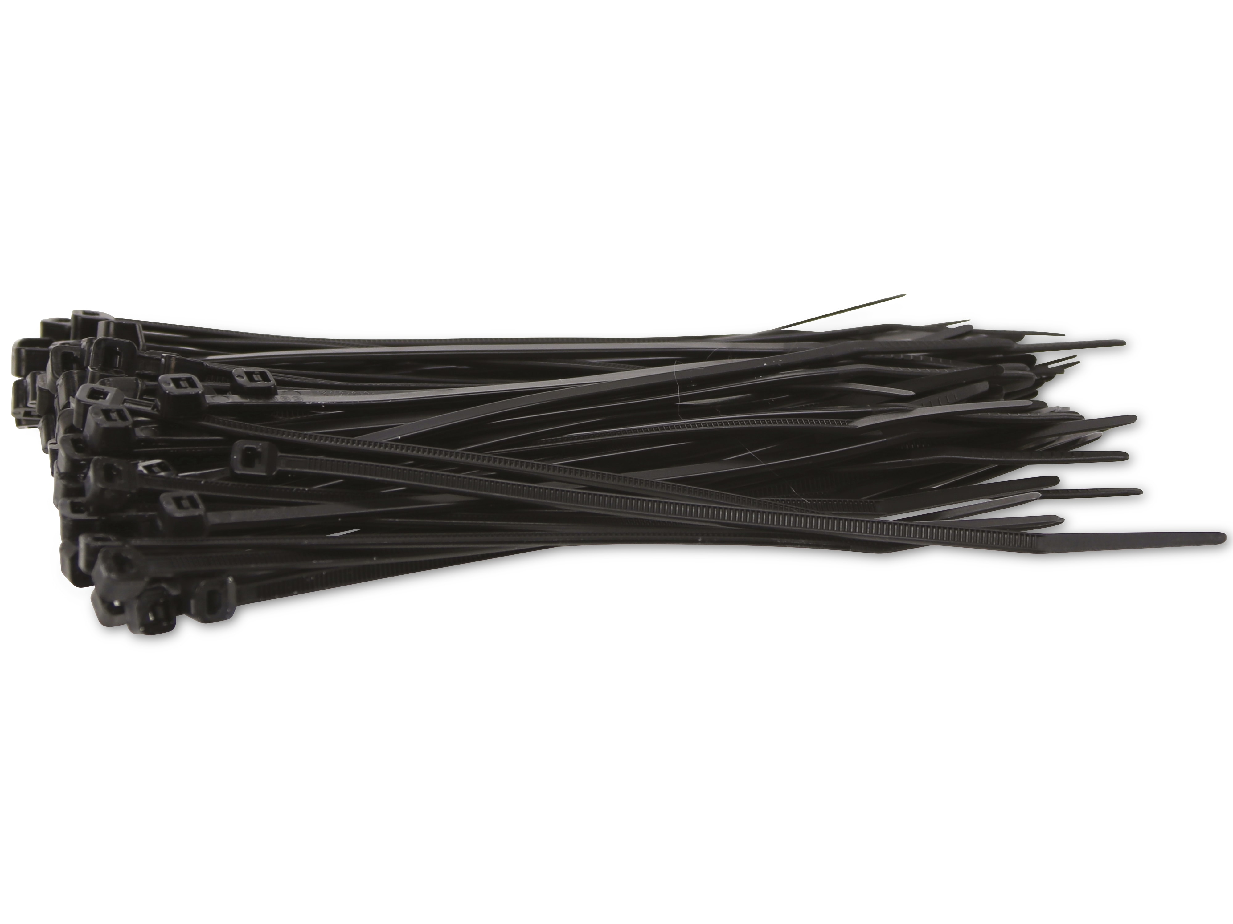 KSS Kabelbinder-Sortiment Polyamid 6.6, schwarz, 142x3,2, UV-beständig, 100 Stück KSS Kabelbinder-Sortiment Polyamid 6.6, schwarz, 142x3,2, UV-beständig, 100 Stück