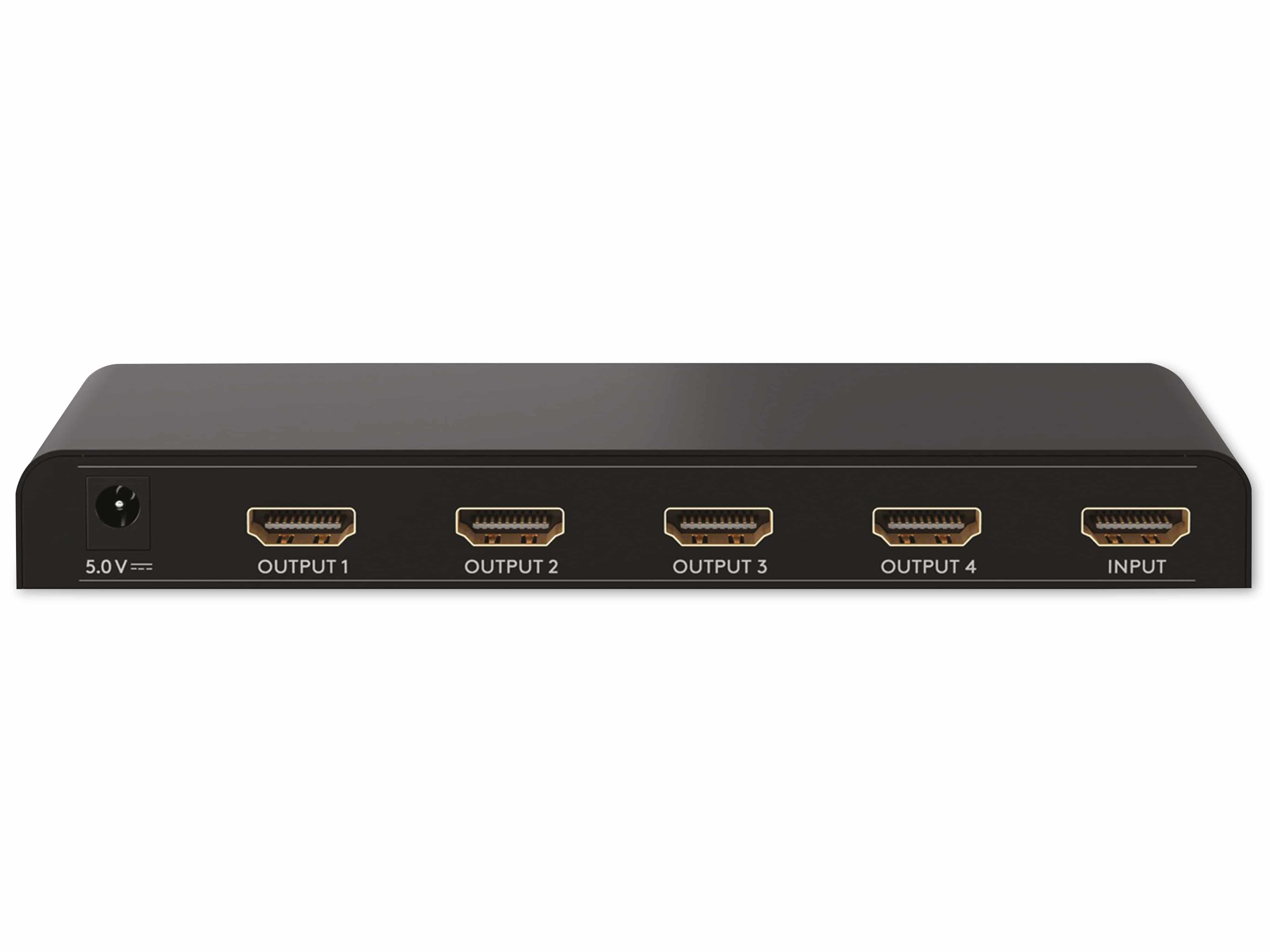 GOOBAY HDMI-Splitter 1 auf 4, 4K, 30 Hz GOOBAY HDMI-Splitter 1 auf 4, 4K, 30 Hz