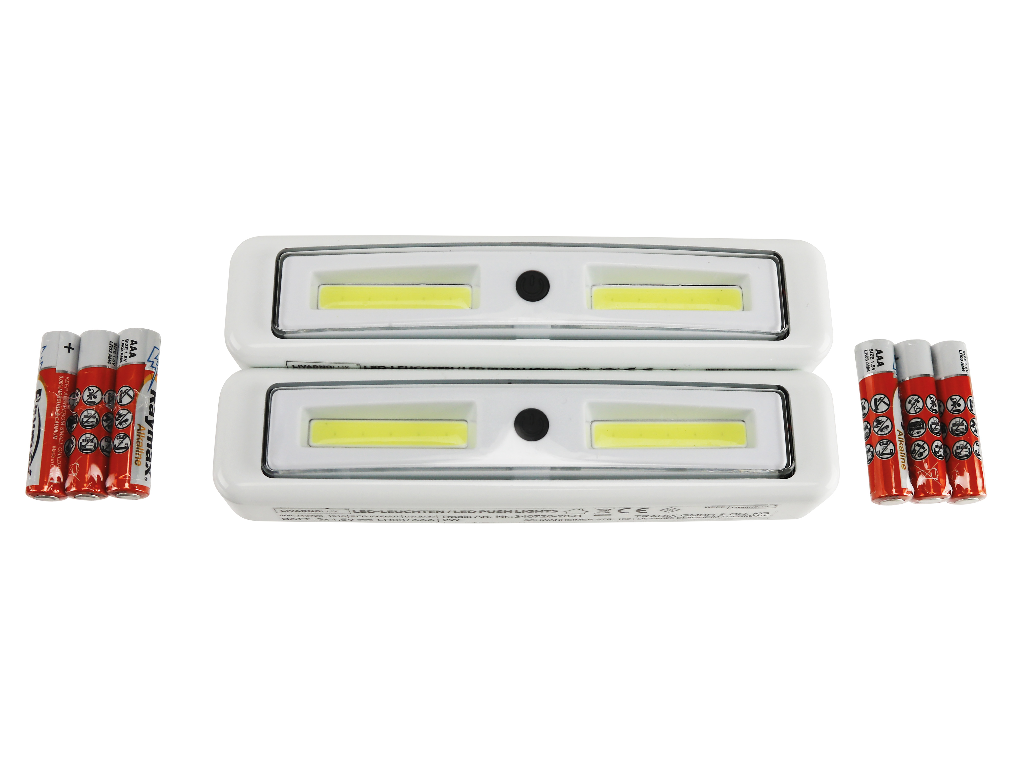LED-Unterbauleuchte, 18.000 K, ultra kaltweiß, 2 Stück LED-Unterbauleuchte, 18.000 K, ultra kaltweiß, 2 Stück