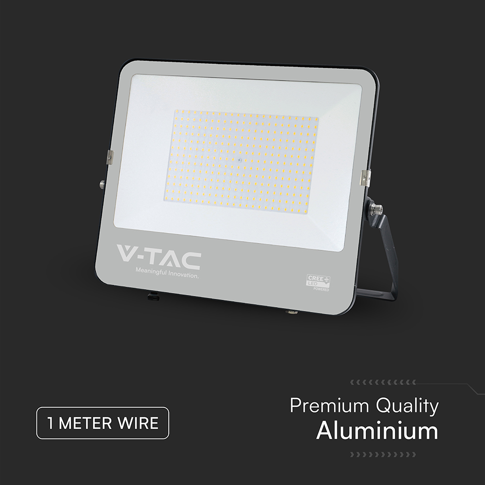 V-TAC LED-Fluter VT-44201, 200W, 6500K, EEK: D, CREE Chip, 27000lm, IP65, schwarz